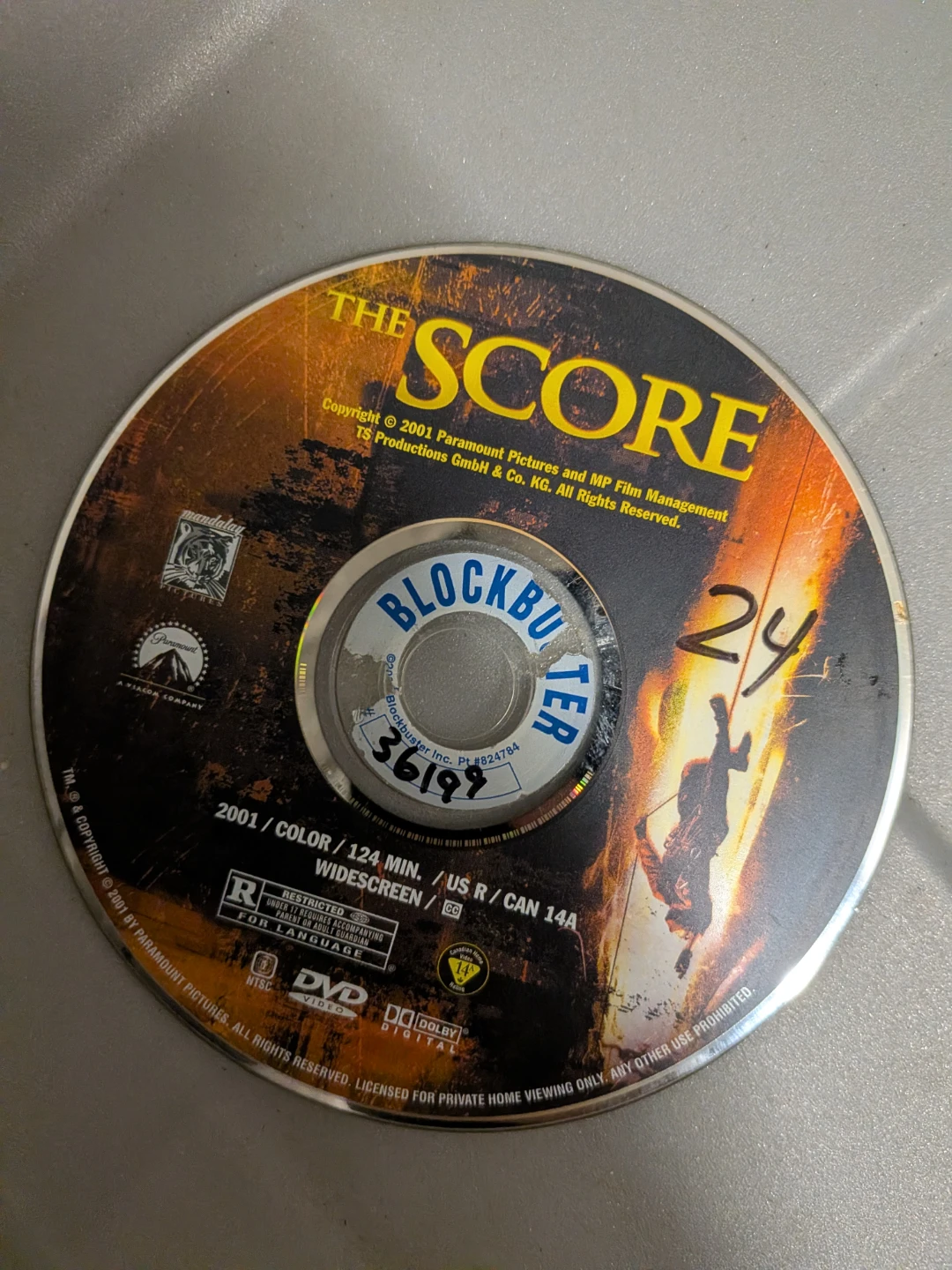 The Score DVD (2001)