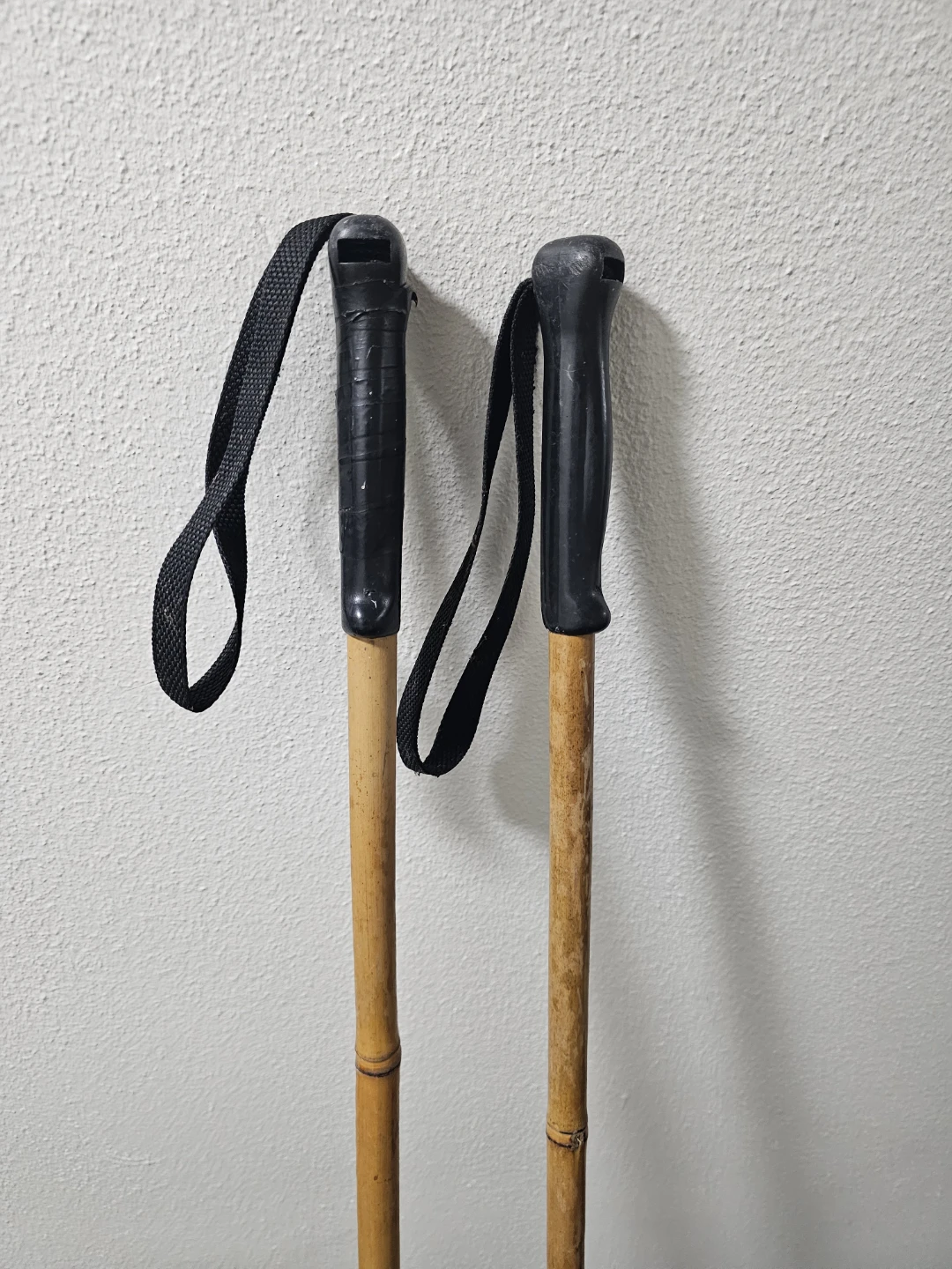 Vintage Bamboo Ski Poles - photo 3