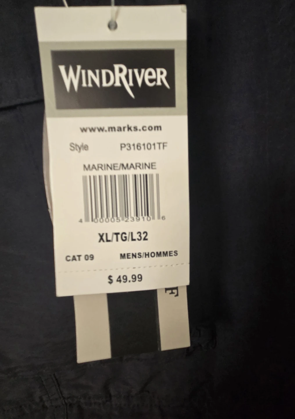 WindRiver Men's Fast Drying Zip-Off Cargo Pants. XL. BNWT. - photo 4