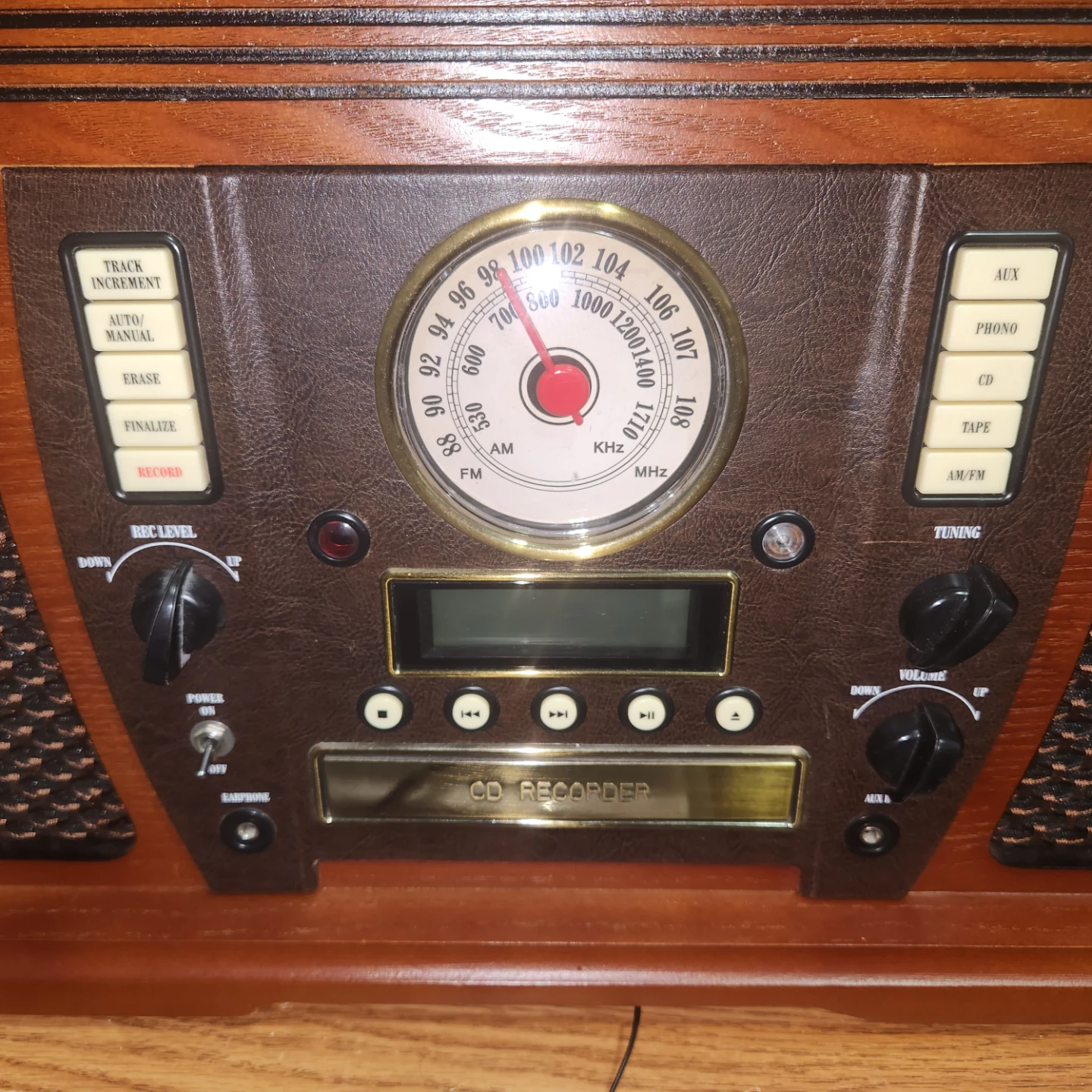 Record Player Turntable Radio CD Player & Cassette player - photo 5