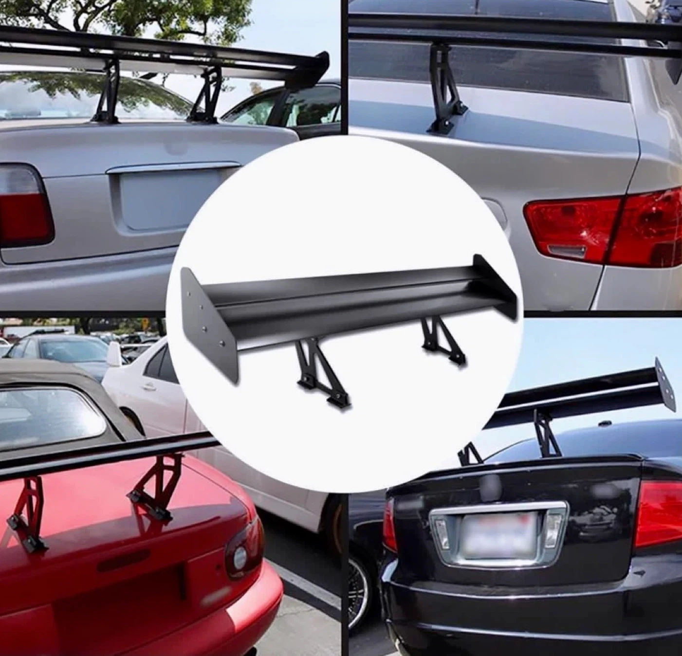 NEW Universal GT Car Spoiler Wing - photo 4