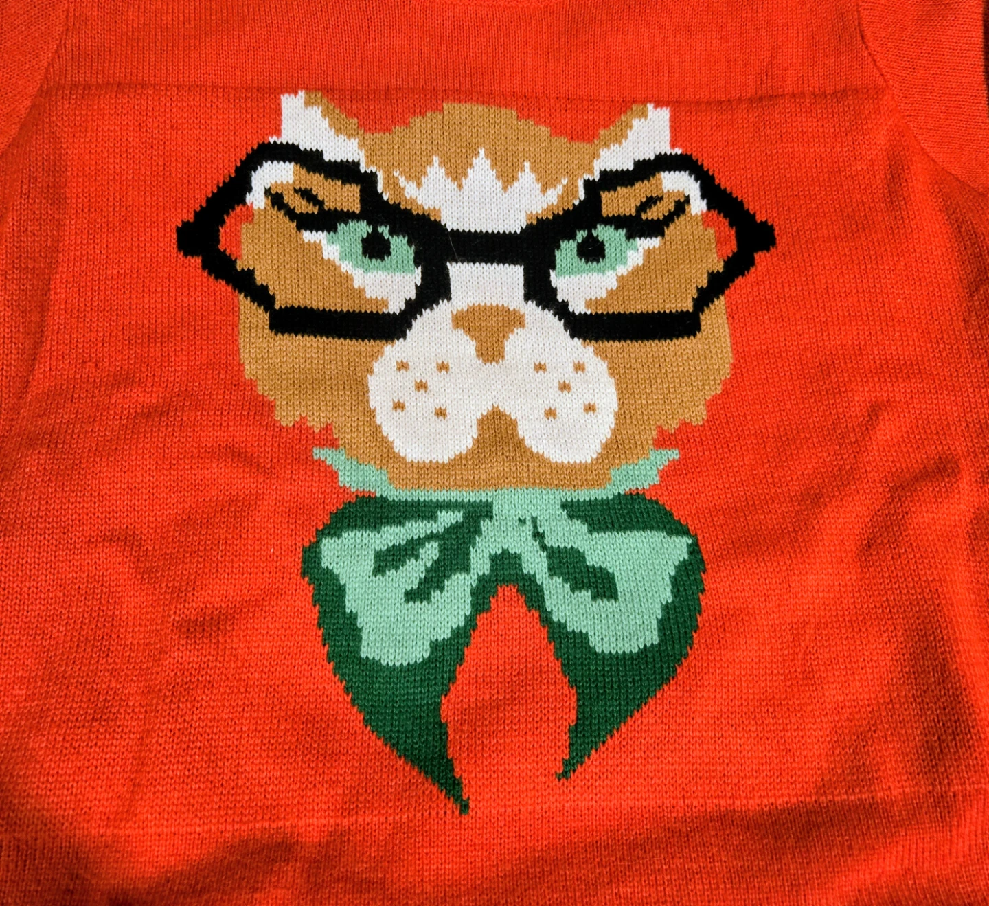 Orange Cat Sweater L/G - photo 2