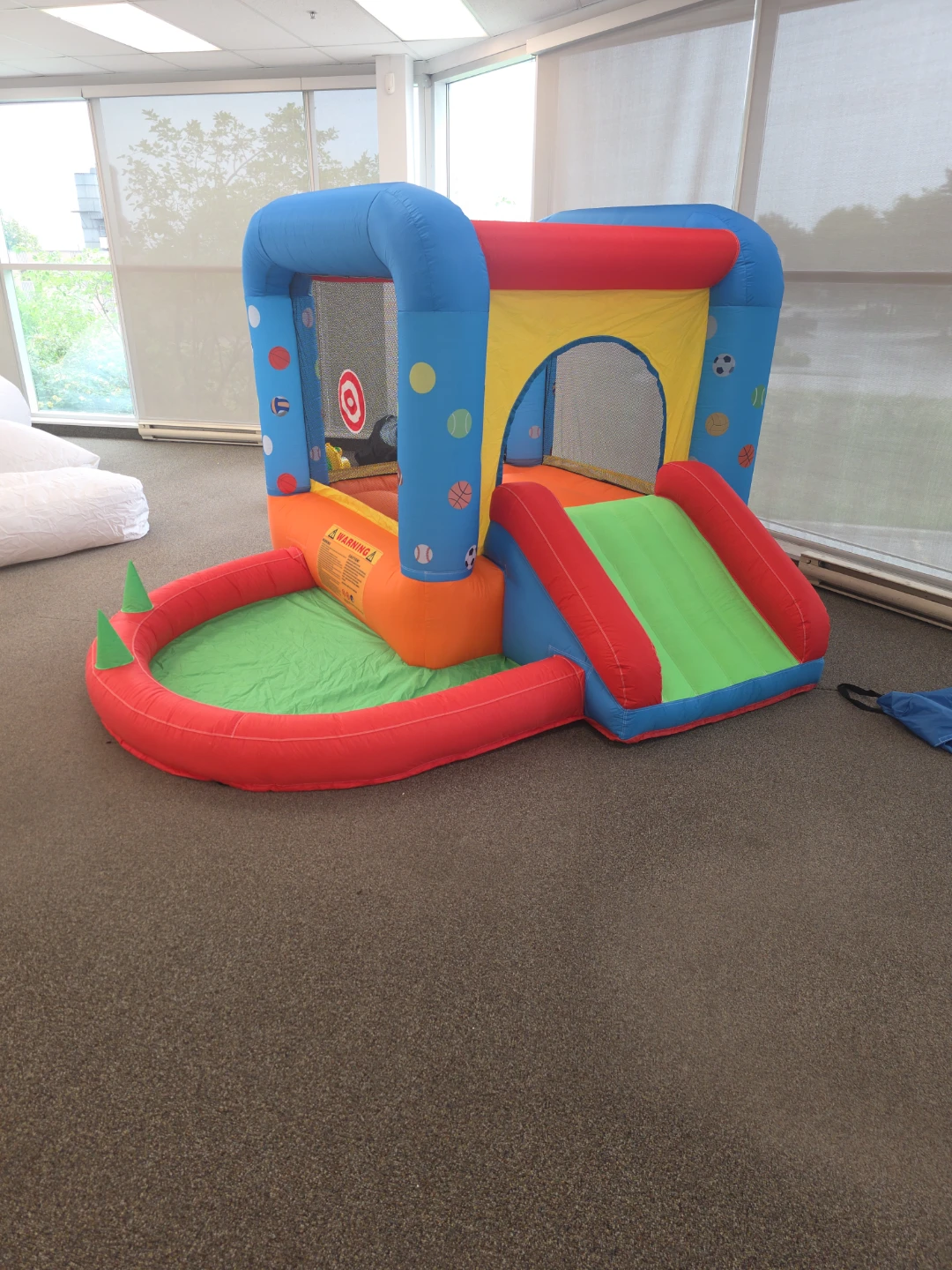Inflatable Bounce House with Slide and Ball Pit