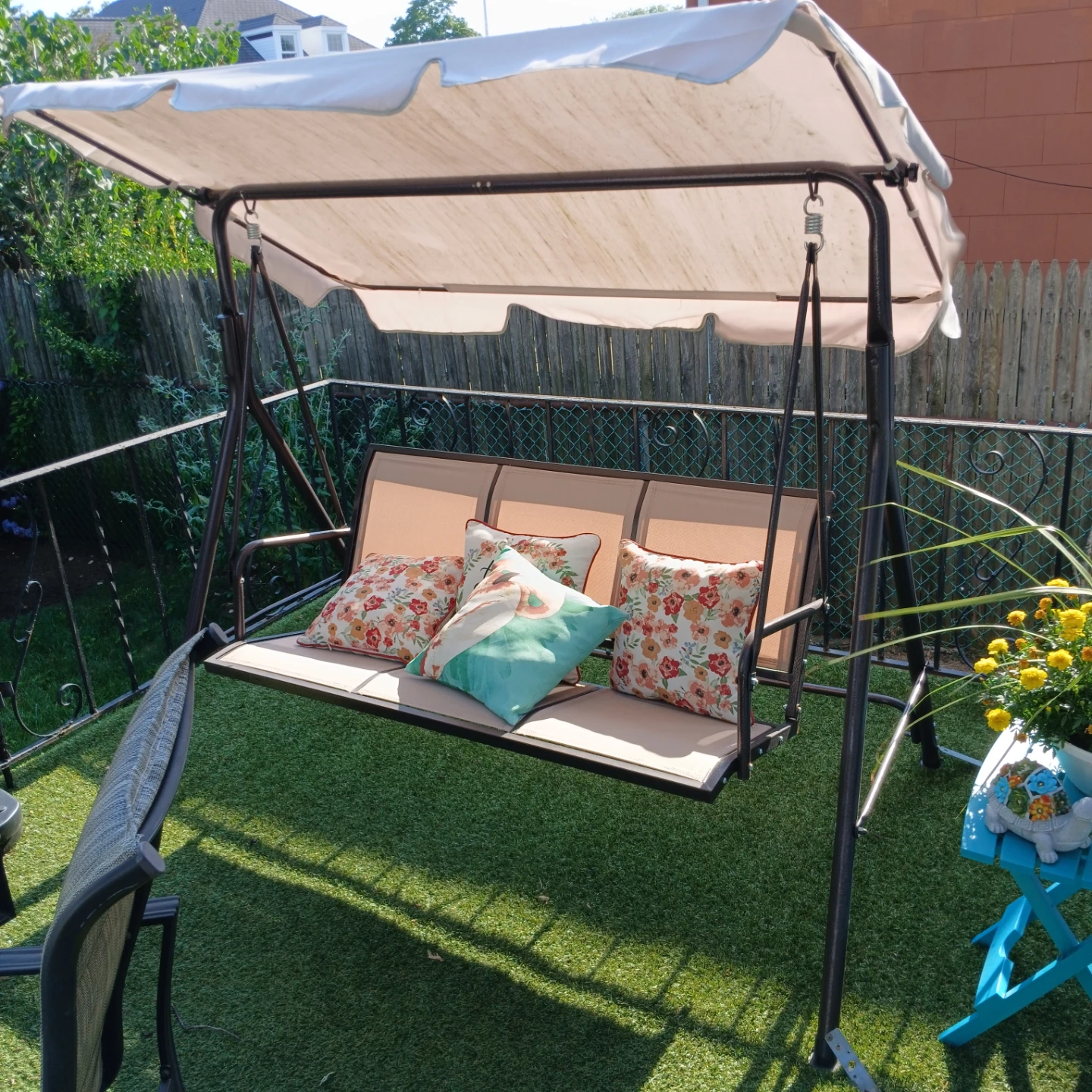 3-Seater Outdoor Patio Swing