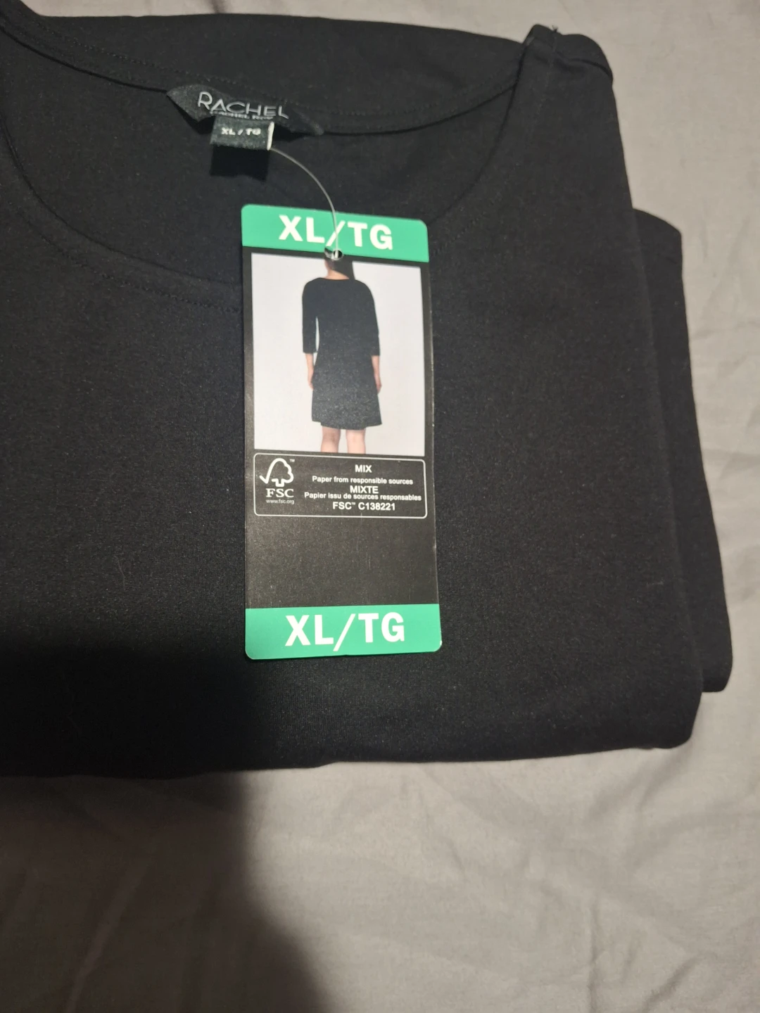 Rachel Rachel Roy Black Dress XL - photo 2