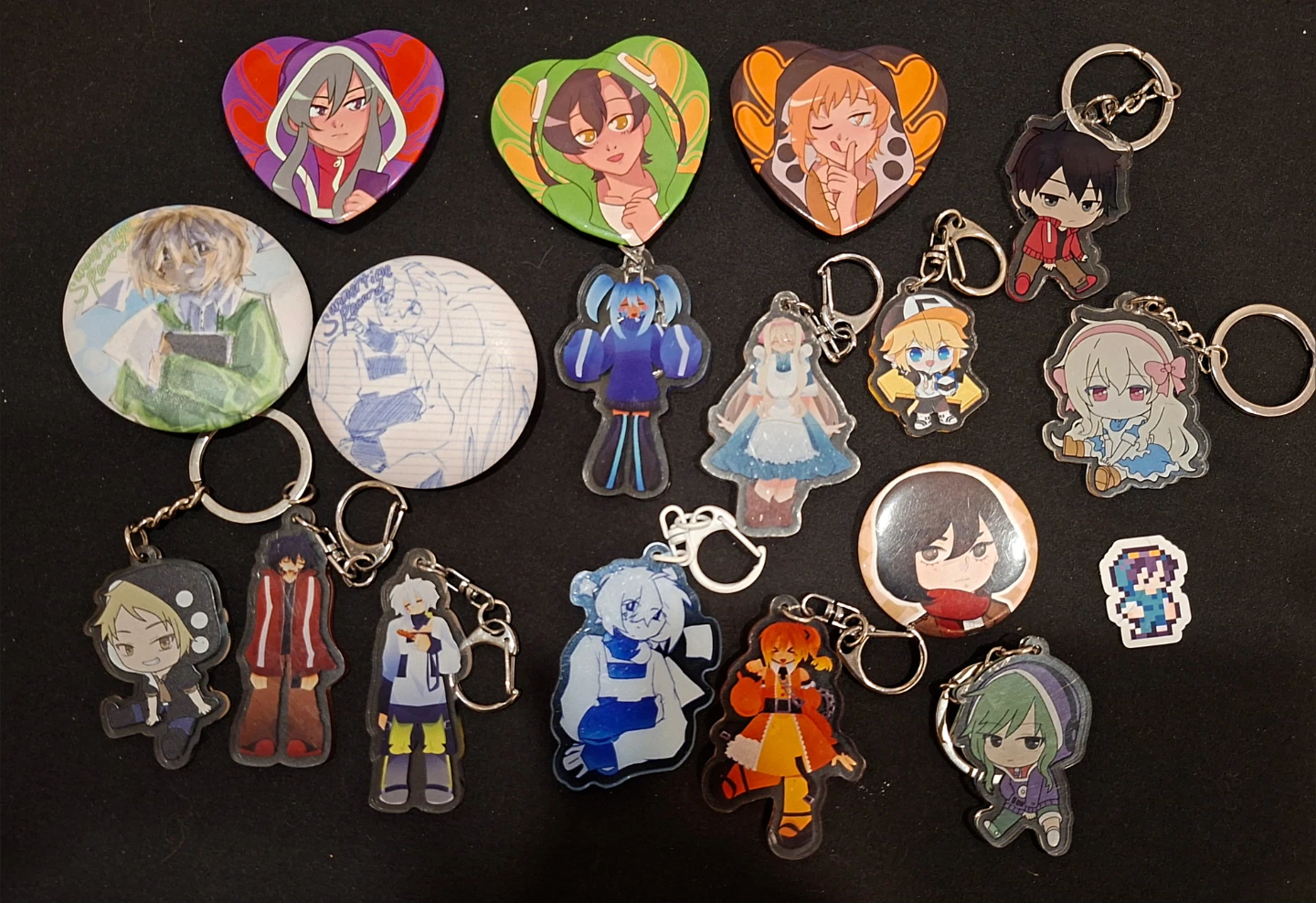 Kagerou Project Anime Keychains and Pins