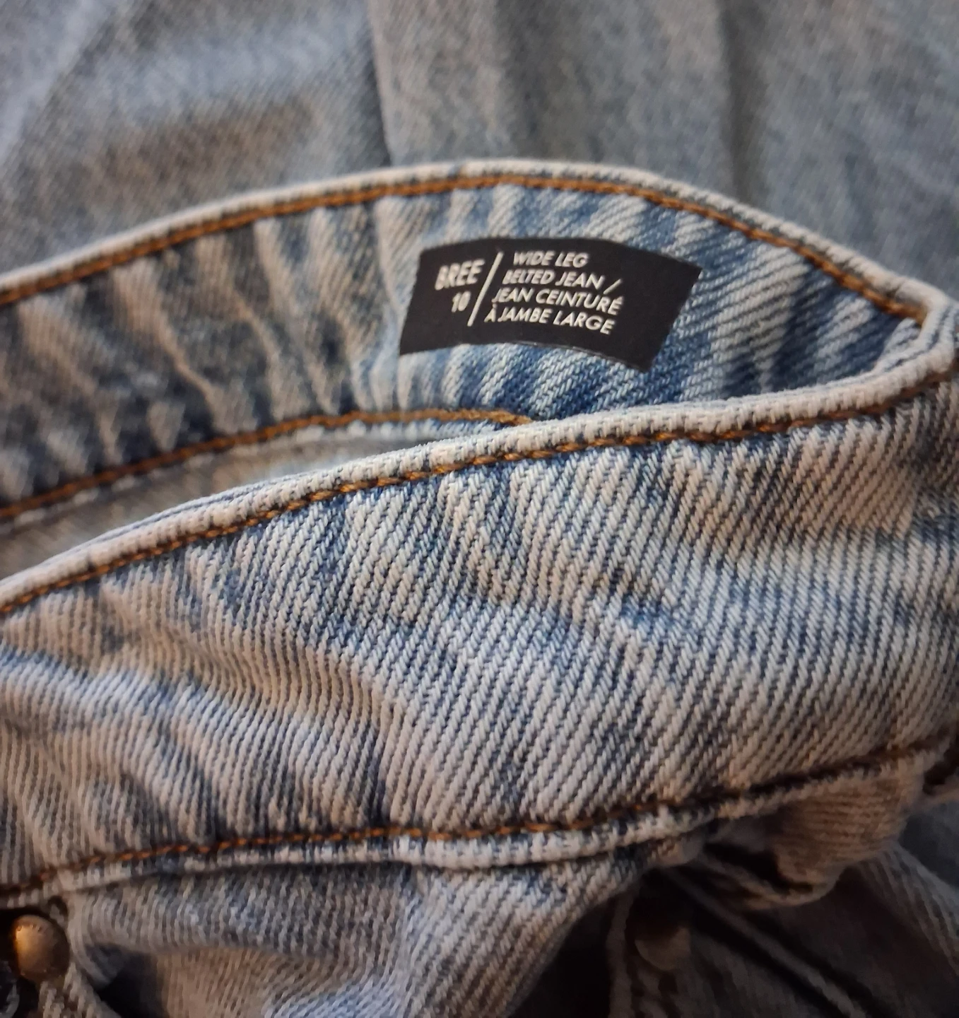 Buffalo David Bitton Bree Wide Leg Jeans Size 10 - photo 3