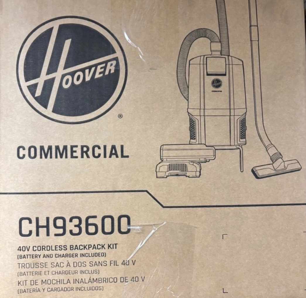 Hoover Commercial CH93600 40V Cordless Backpack Vacuum - photo 2