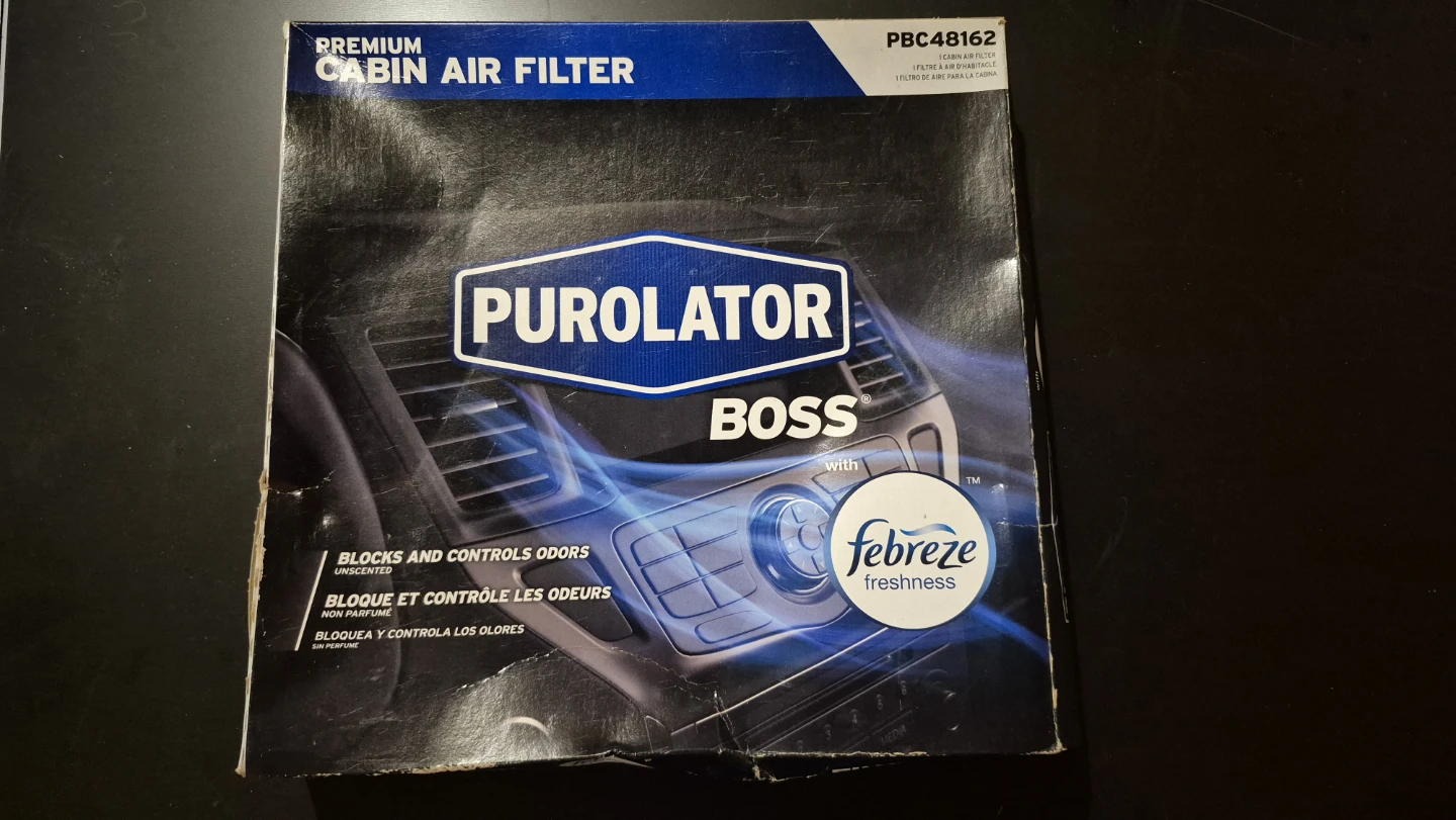 Purolator BOSS Cabin Air Filyer PBC48162