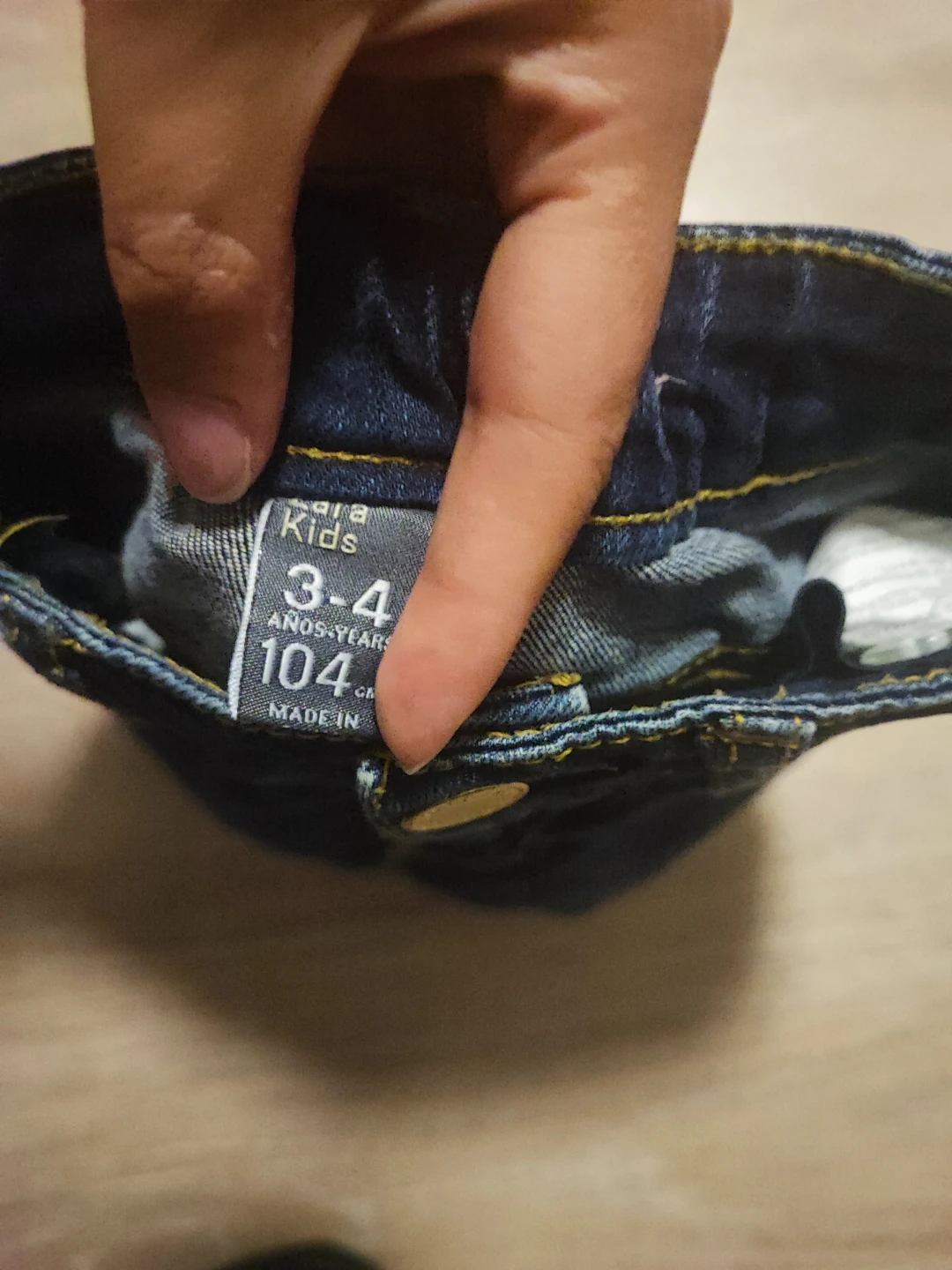 Zara Kids Denim Skirt Size 3-4 - photo 3