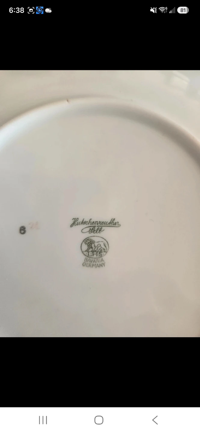 Hutschenreuther Selb Plate Set - Fruit Design - photo 2