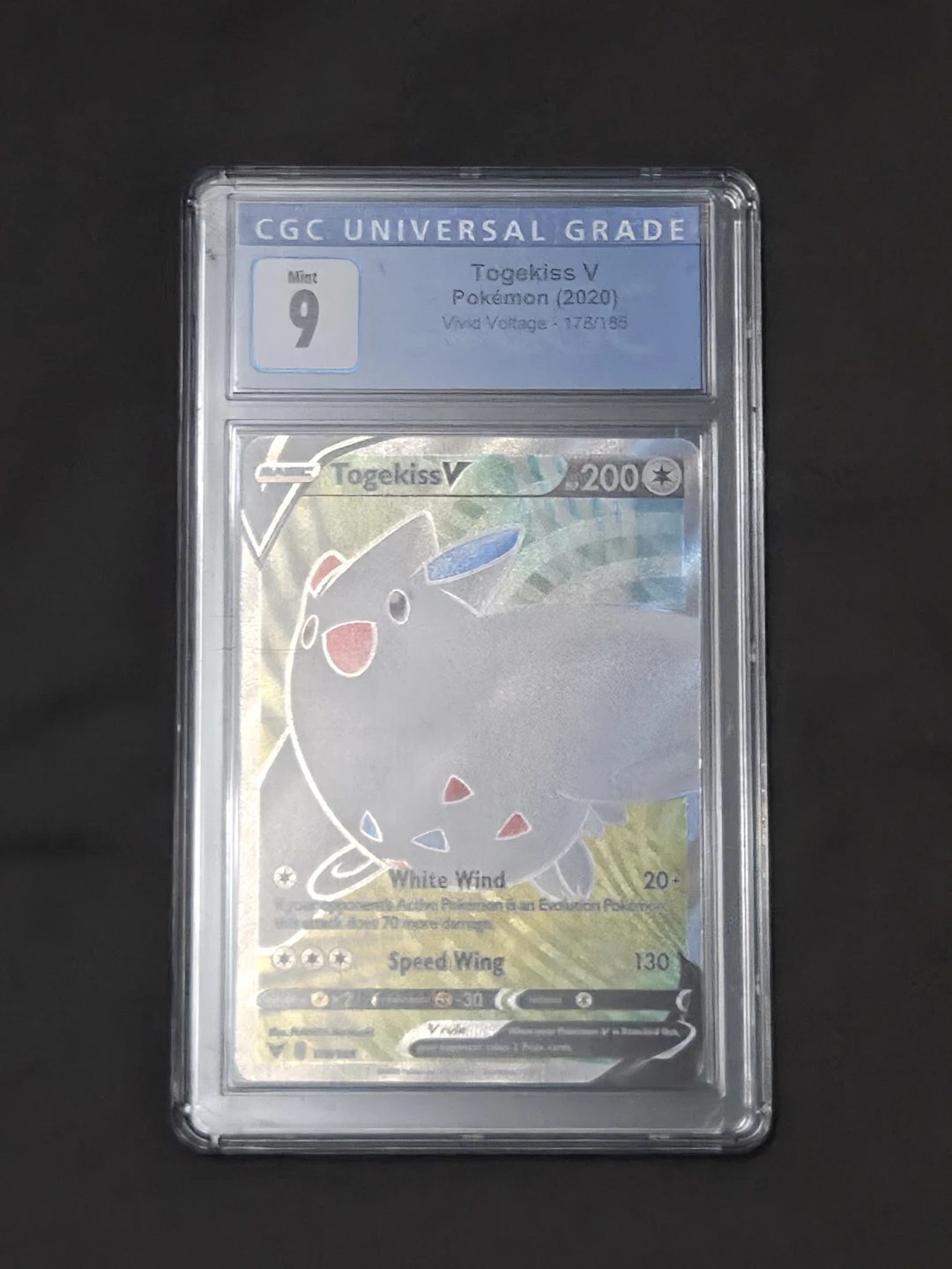 CGC Graded 9 Mint Togekiss V Pokémon Card (2020)