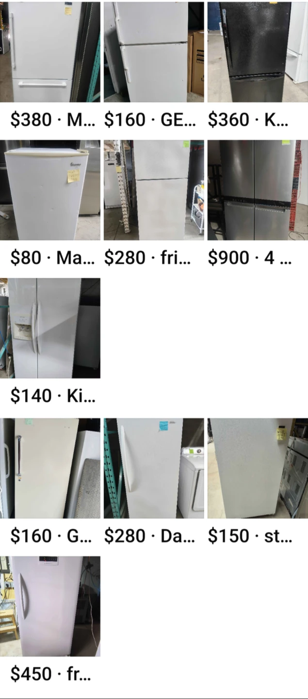 used fridge /freezer