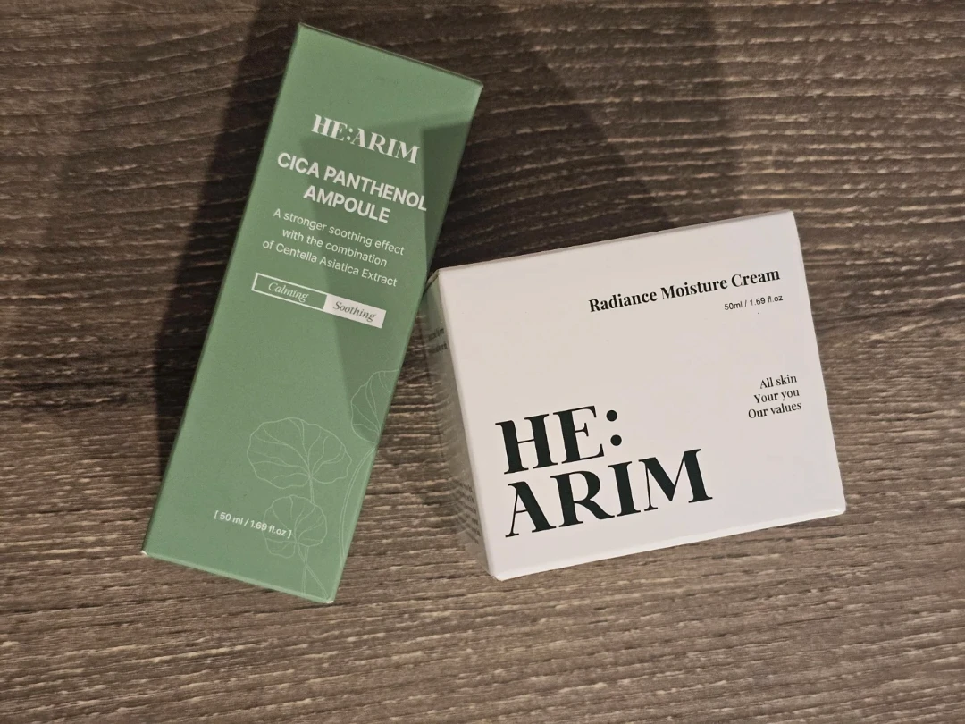 NEW Panthenol Serum & Cream combo.  Korean skincare