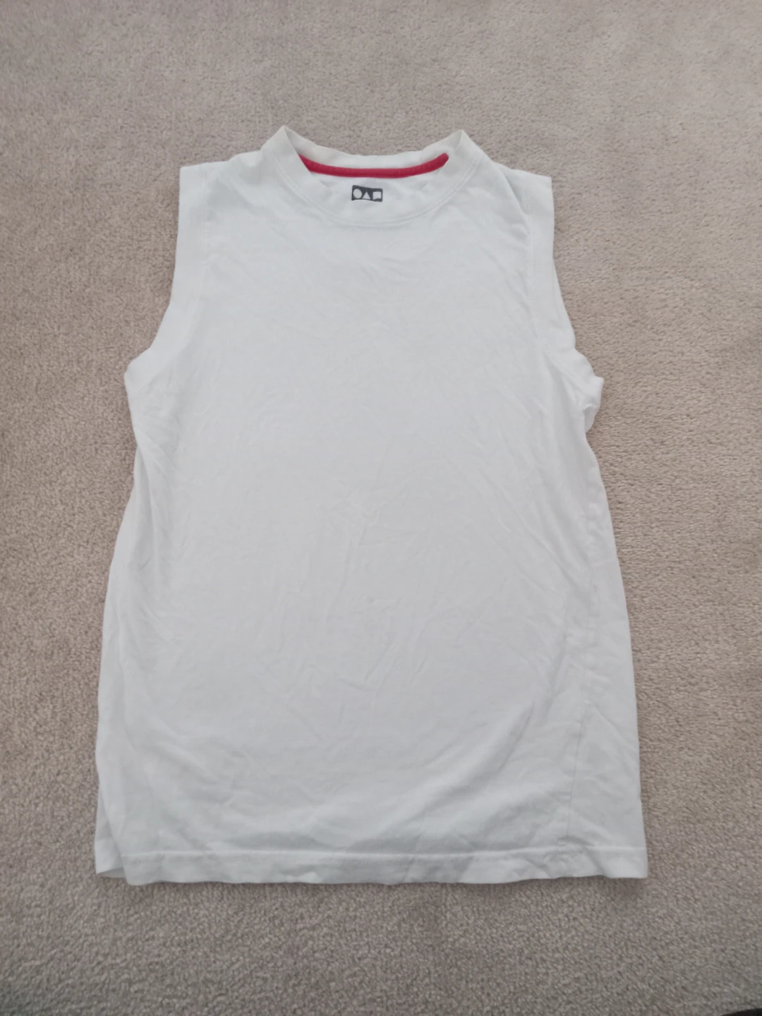 Sears Kids White Muscle T-Shirt
