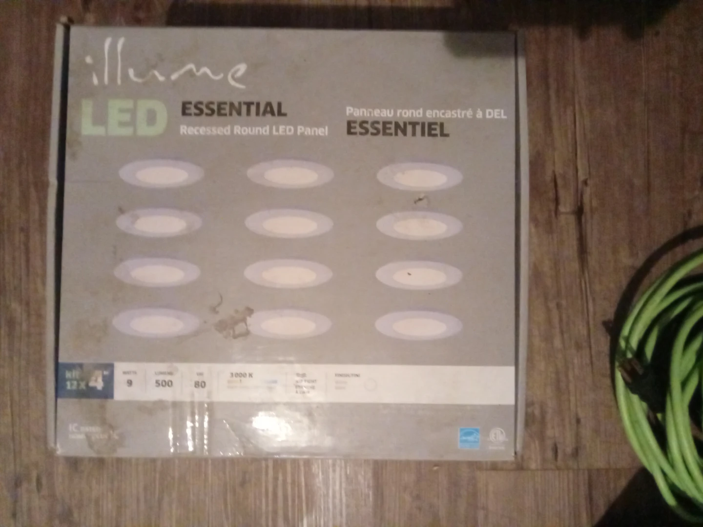 Illume LED Essential Recessed Round Panel Lights - 4 Pack