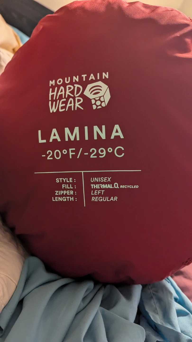 Mountain Hardwear Lamina -20F/-29C Sleeping Bag - Regular Length