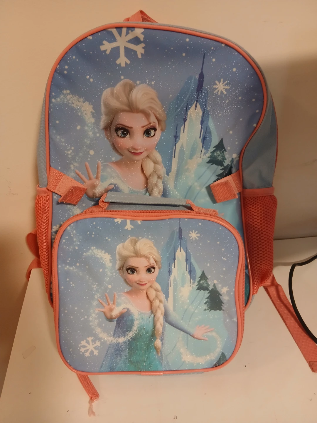 Disney Frozen Elsa Backpack and Lunch Bag Set