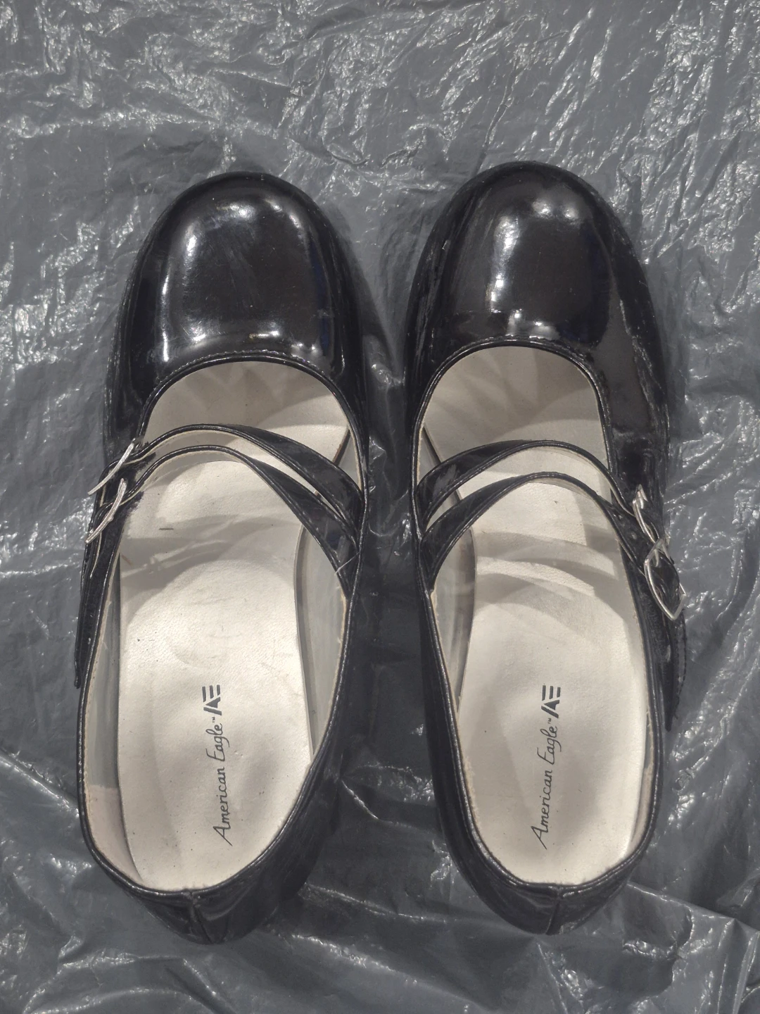 American Eagle Black Patent Mary Jane Shoes