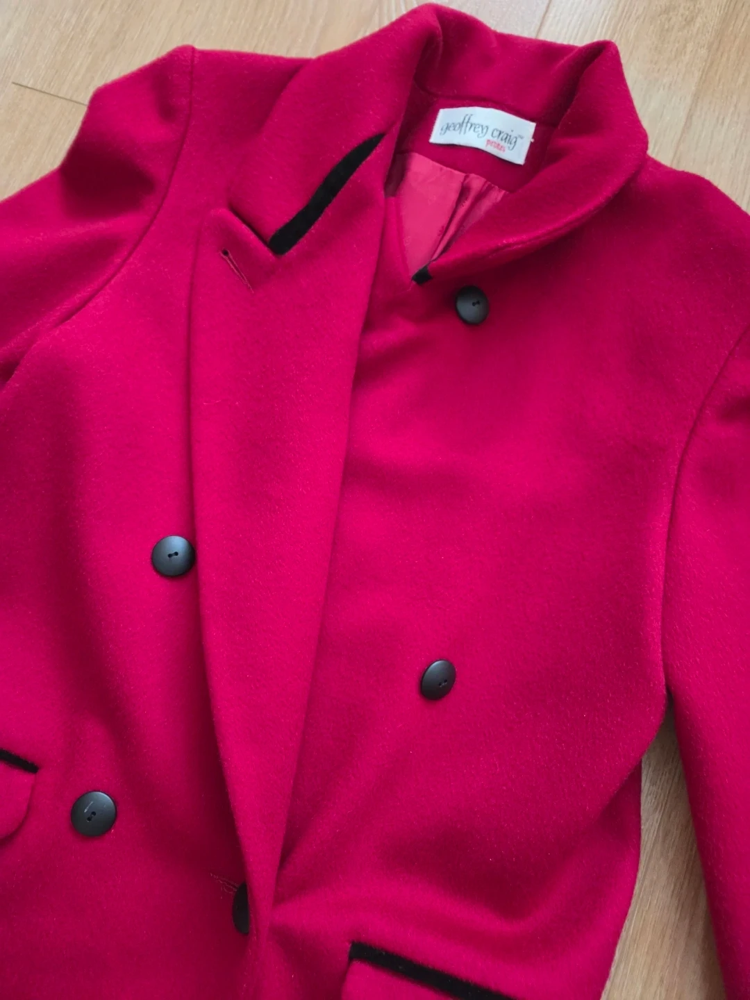 Geoffrey Craig Petites Double Breasted Coat - photo 2