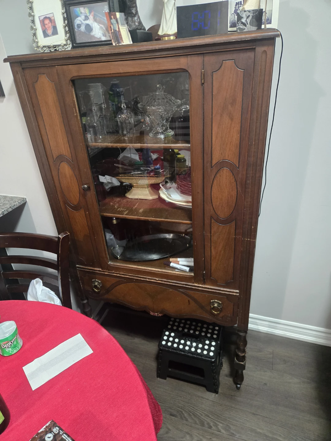 Antique display cabinet