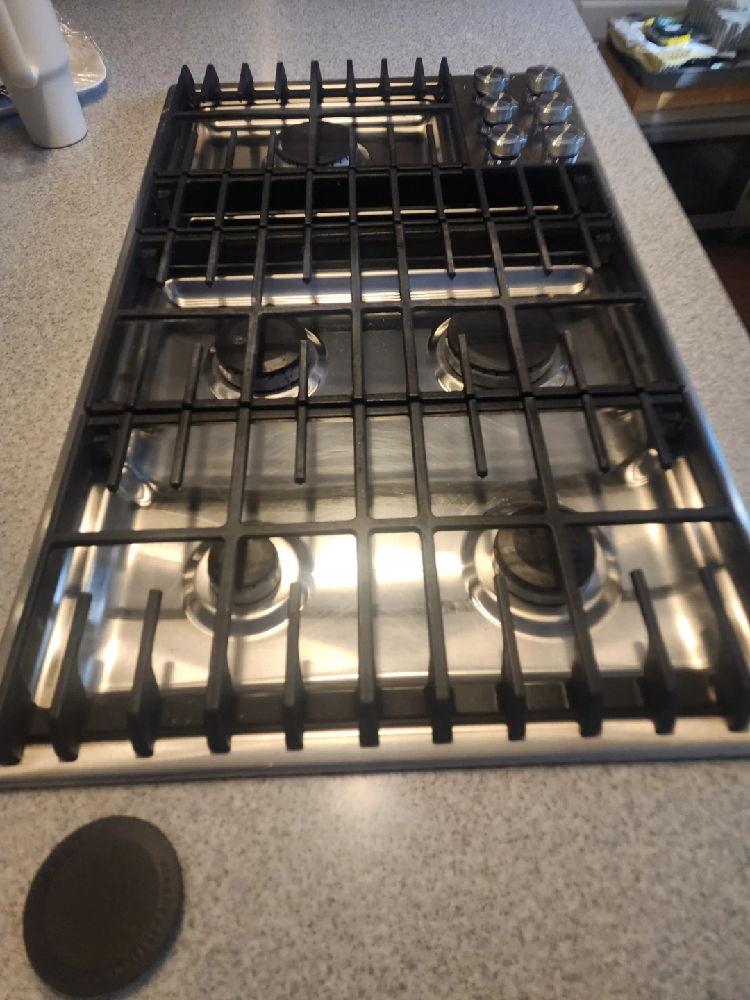 KitchenAid KCGD506GSS Gas Cooktop, 36 inch Exterior Width - photo 2