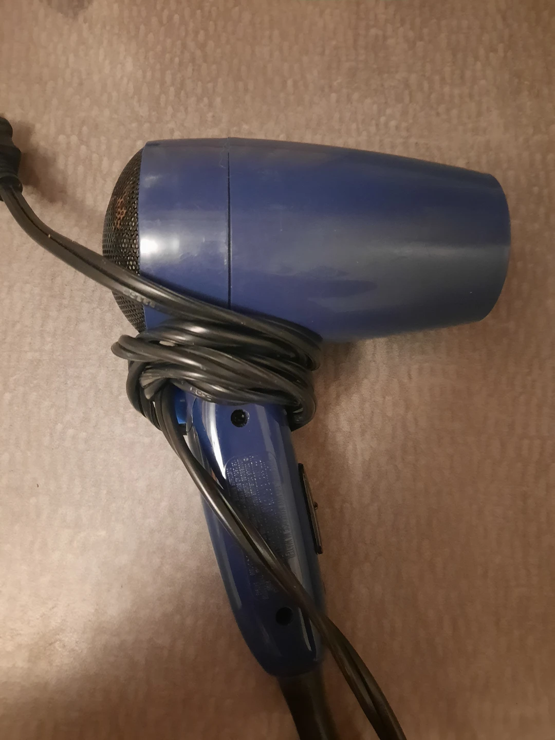 Blue Travel Hair Dryer
