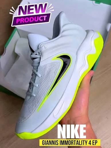 Giannis 4 Nike Mens basketball shoes. Never worn. Size 12.
