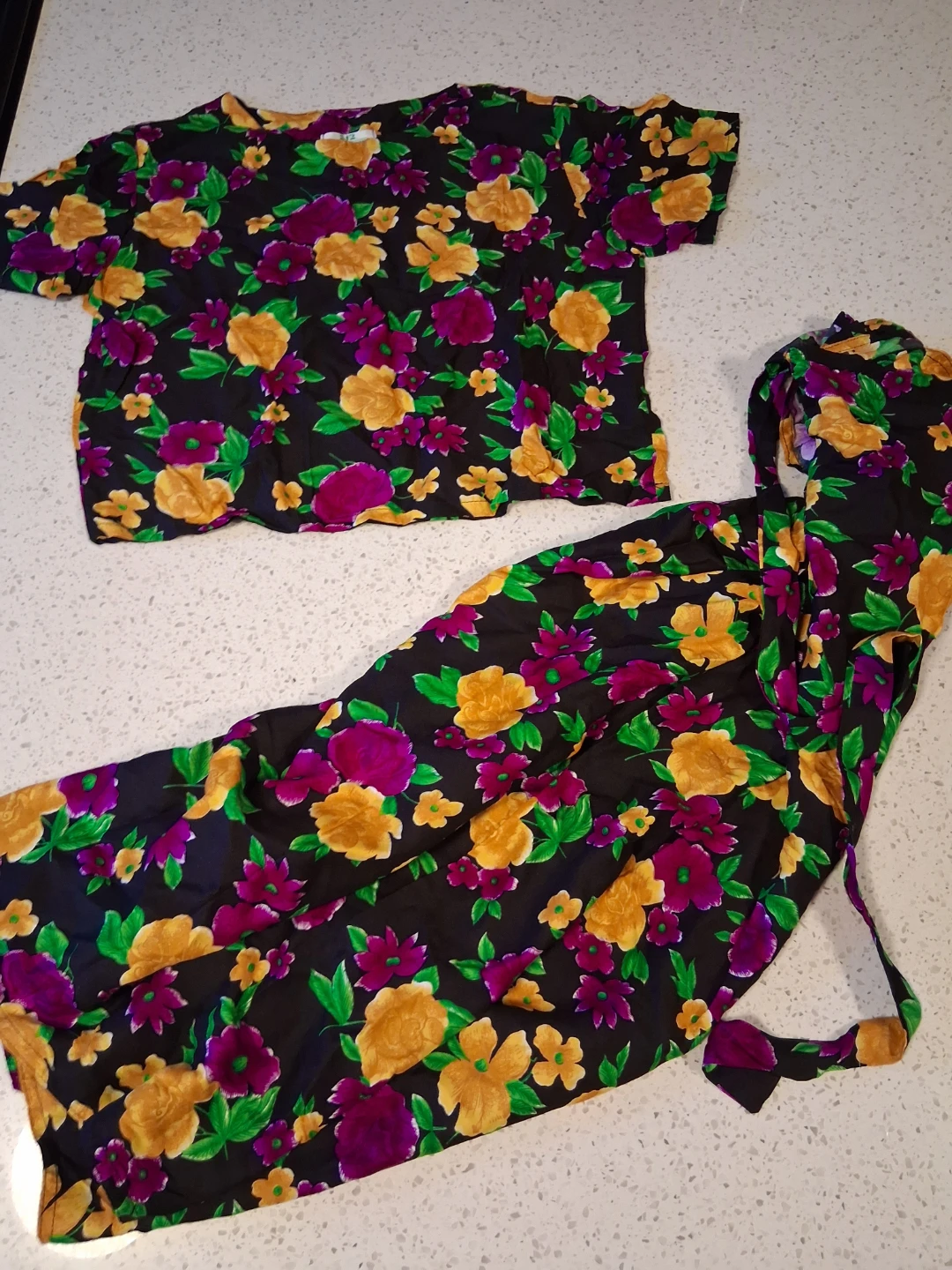 Wrap skirt sets