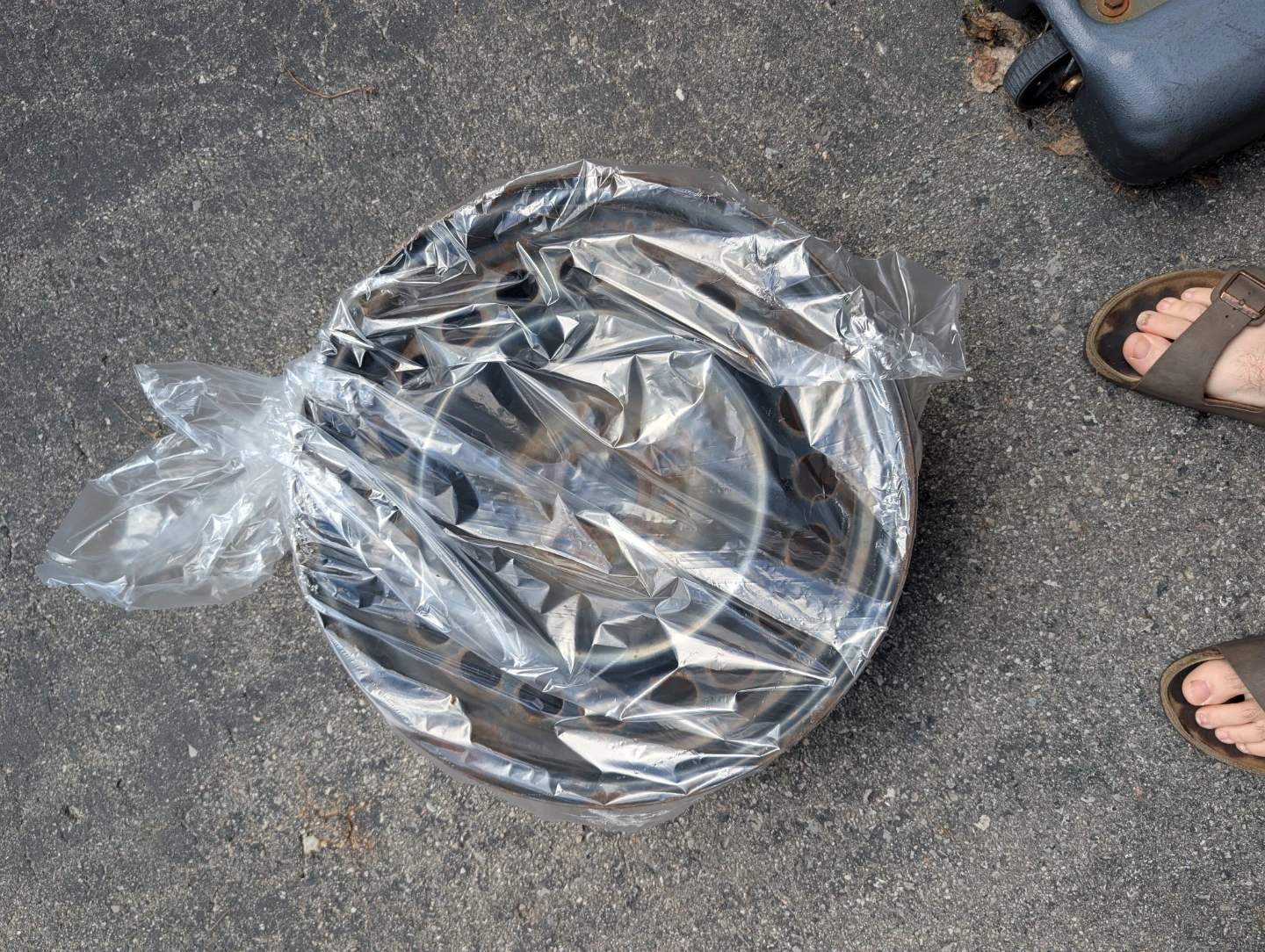 4 Car Wheel Rims (were used on 2014 Ford Edge Winter Tires) - photo 2