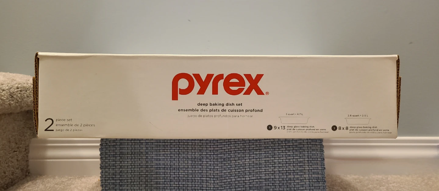 Pyrex Deep Baking Dish Set - new - photo 5