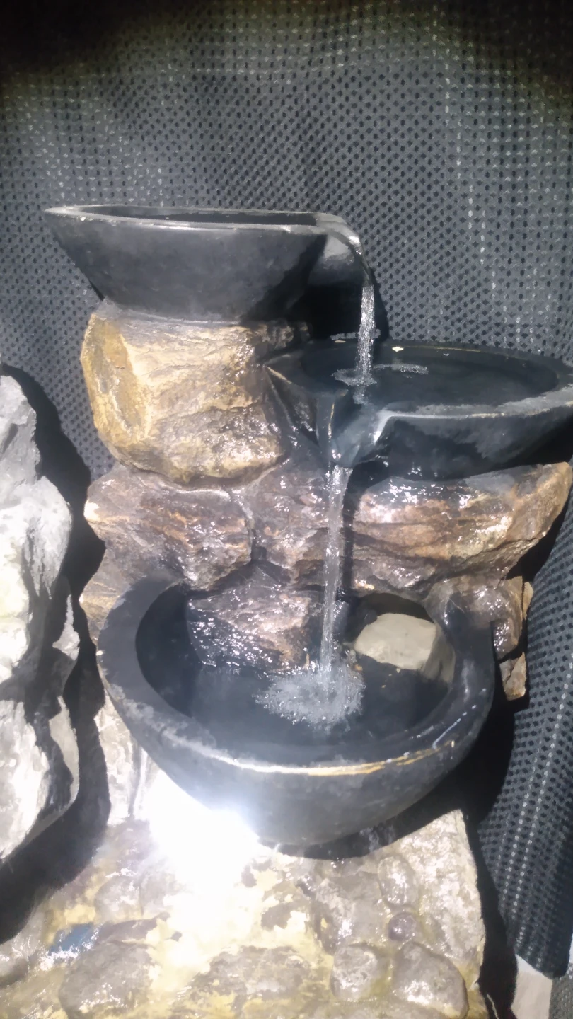 Tiered Rock Water Fountain - photo 4