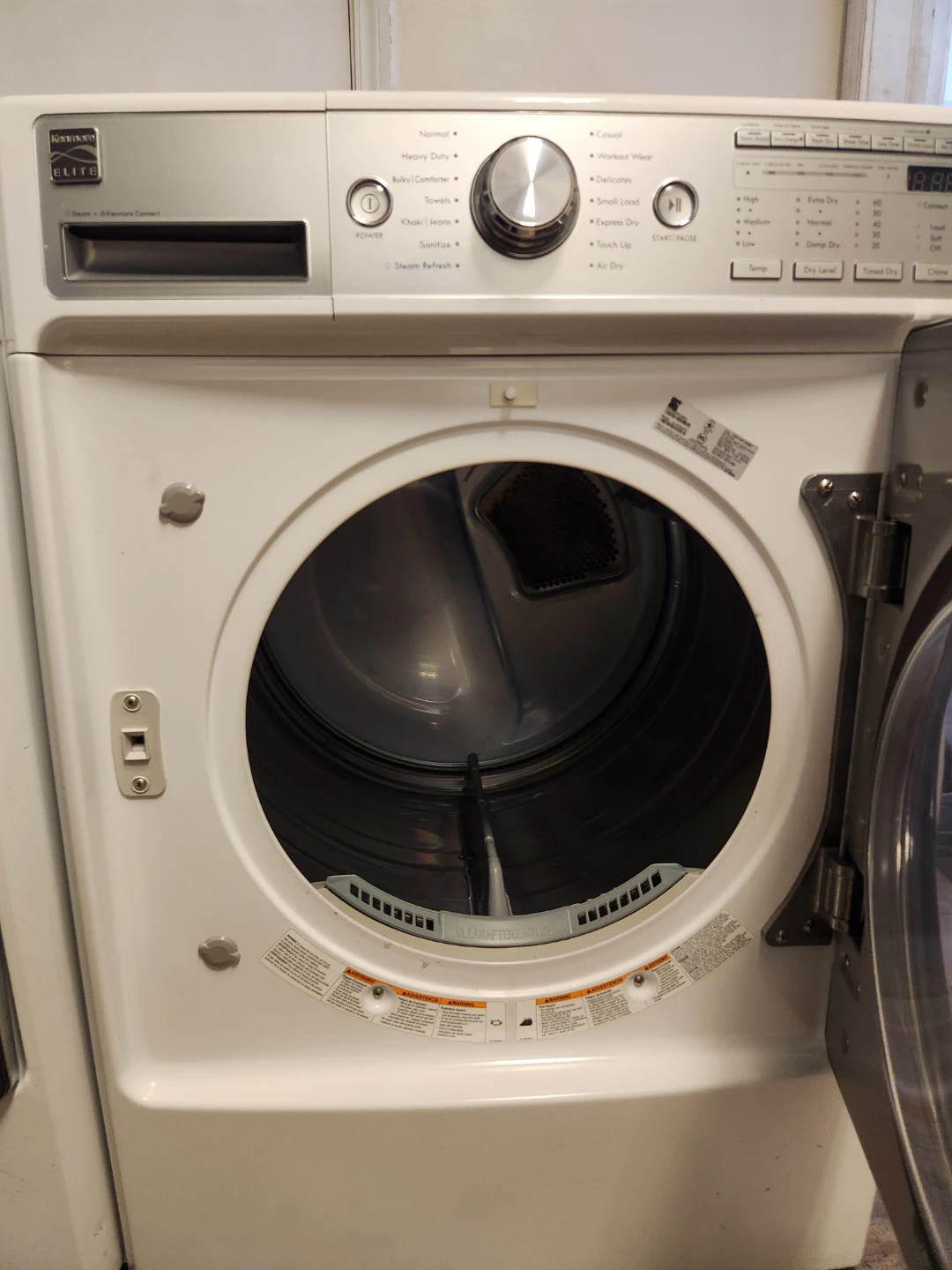 Kenmore Elite Washer & Dryer Set - White - photo 3