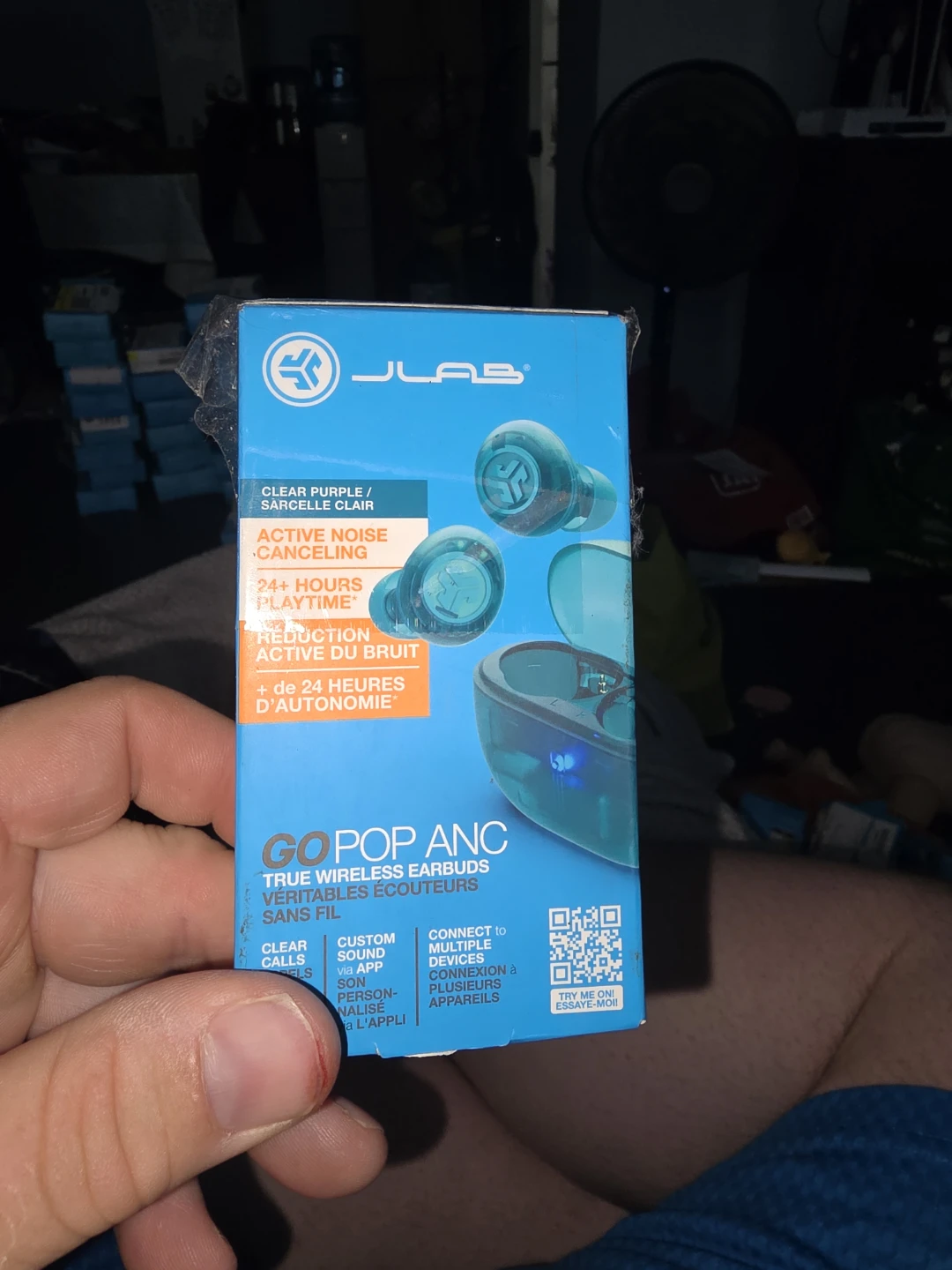 JLab Go Pop ANC True Wireless Earbuds - Purple