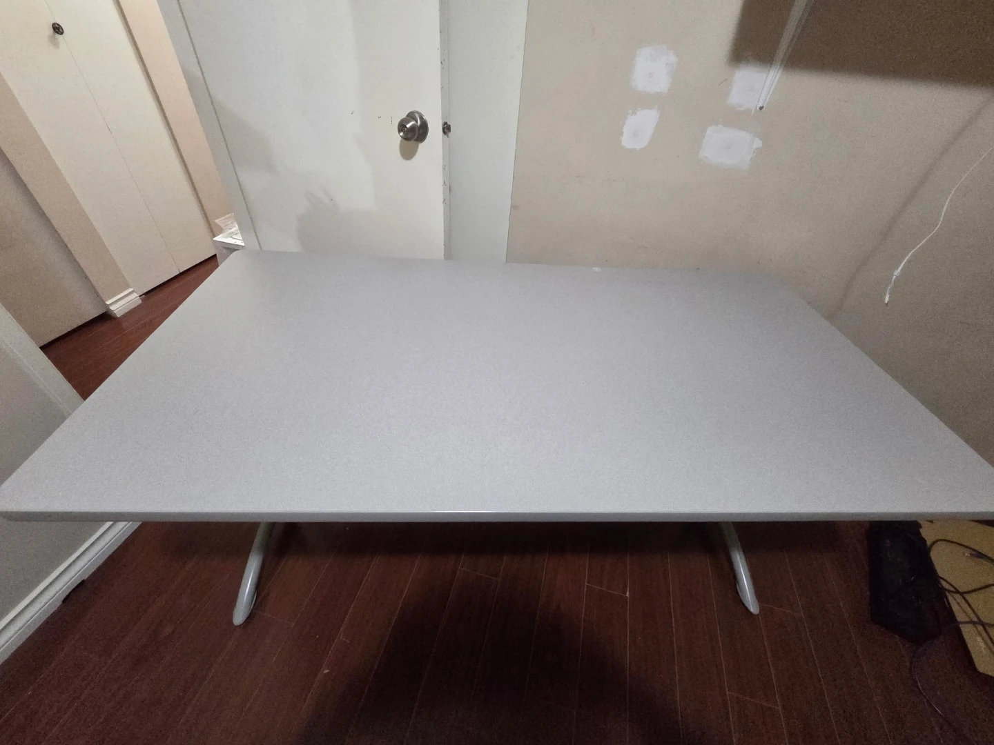 Grey Rectangular Office Desk - photo 2
