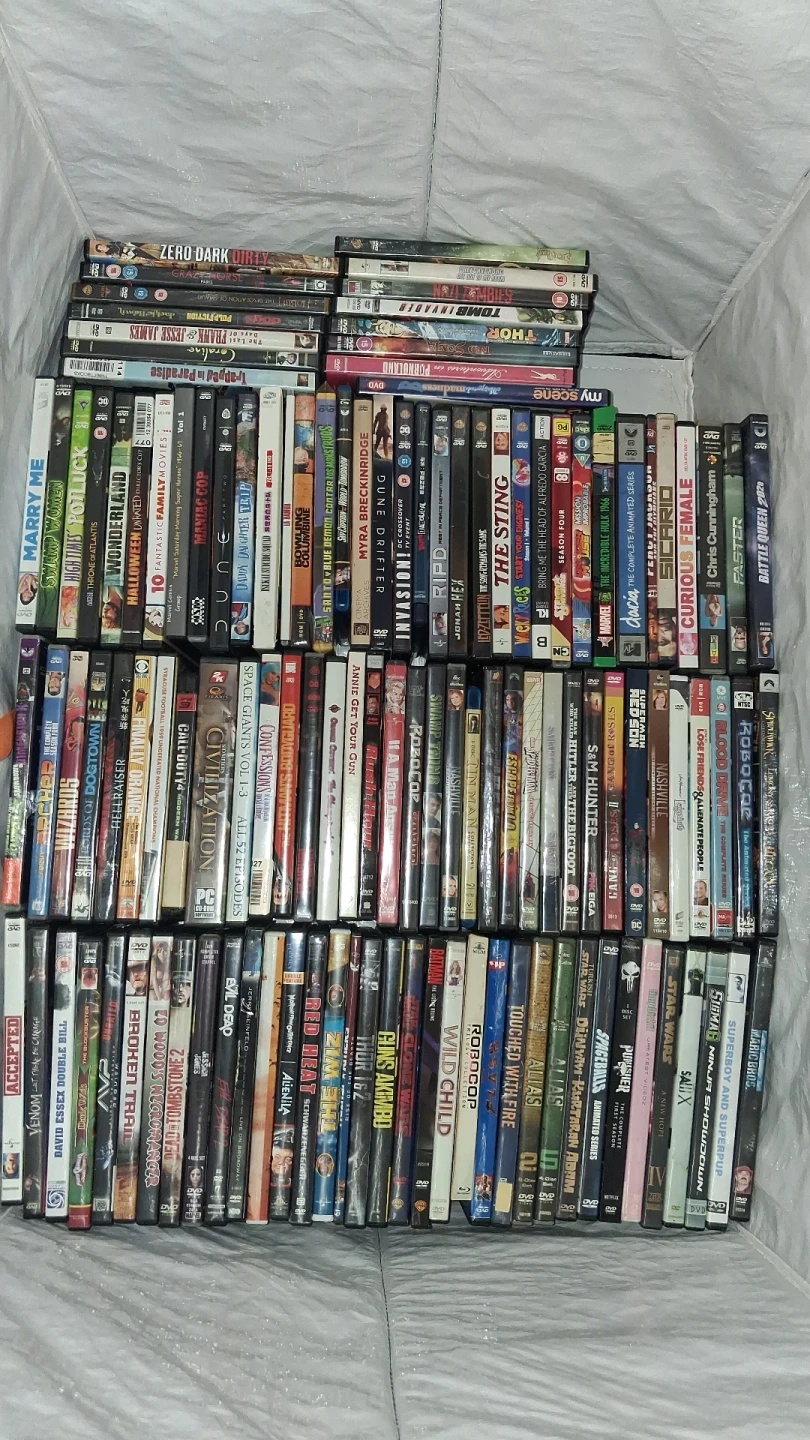Mixed Lot of DVDs & Blu-rays 221 in total
