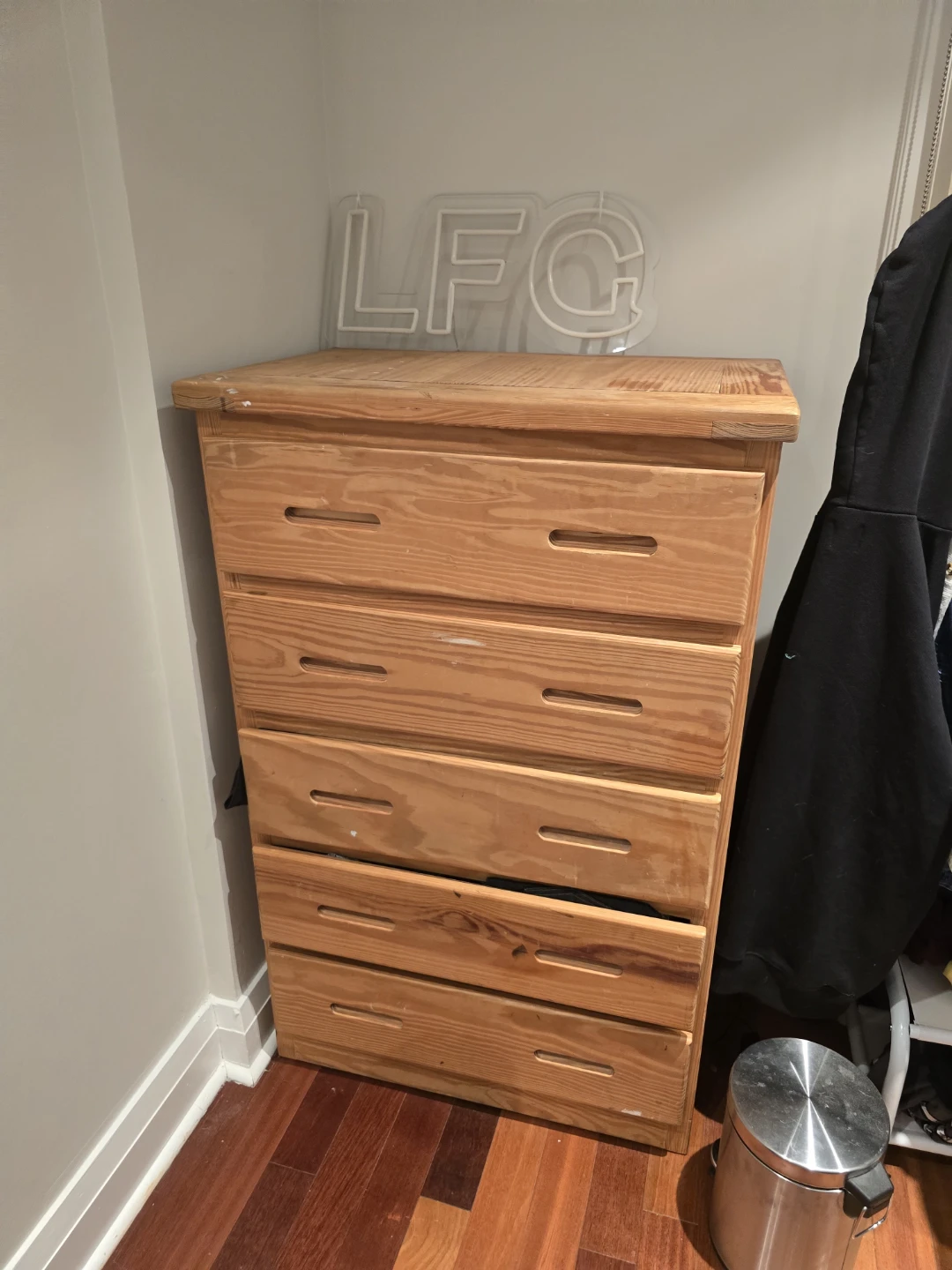 Solid Wood Dresser and Night stand - photo 2