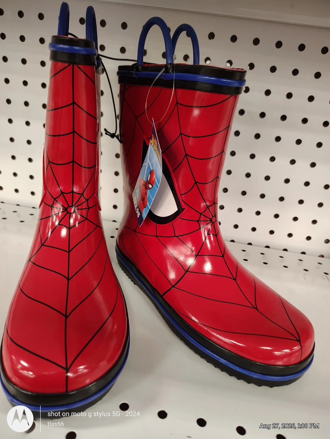 Marvel Spider-Man Boys Rain Boots