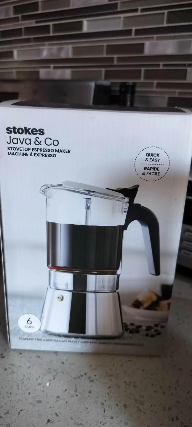Stokes Java & Co 6-Cup Stovetop Espresso Maker