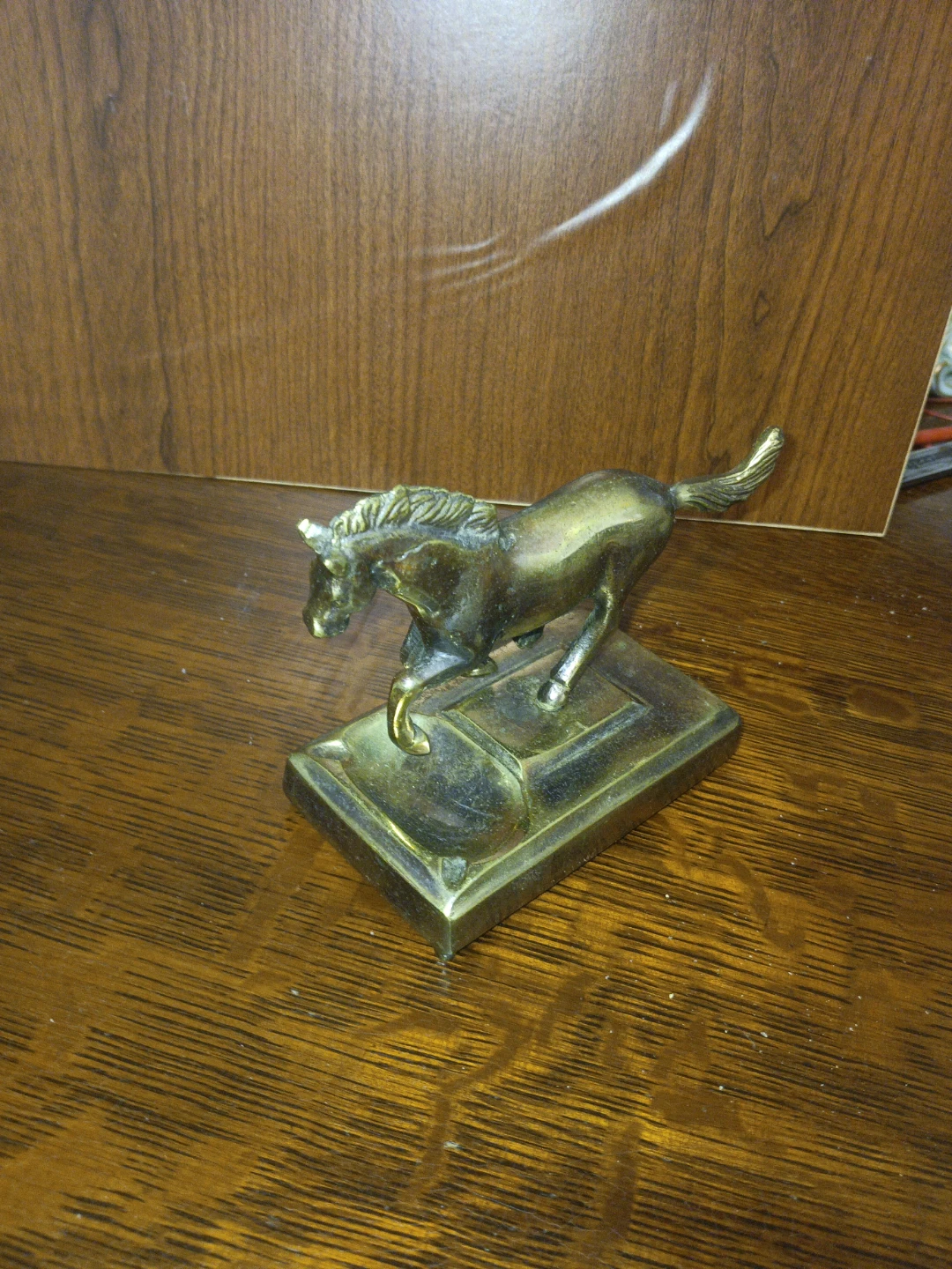 Brass Horse Ashtray/Desk Organizer