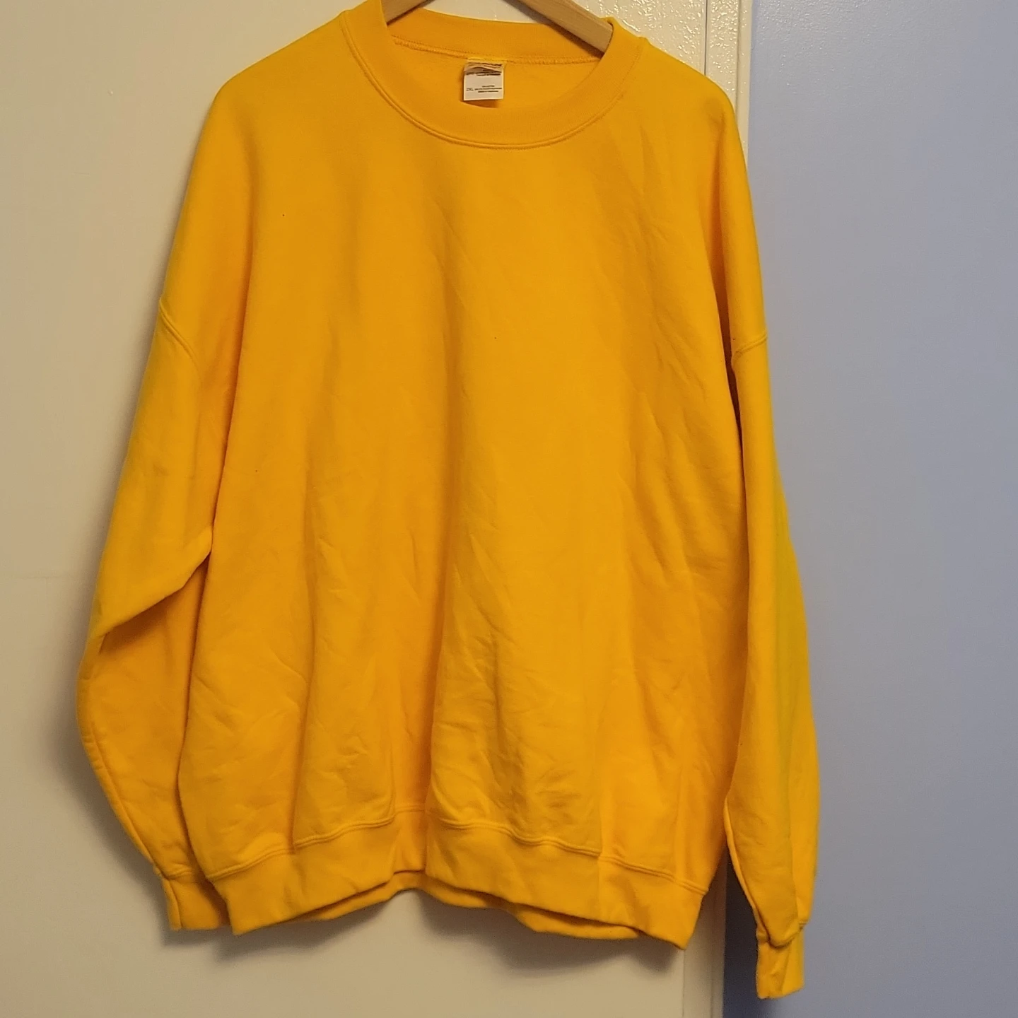 Gildan Heavy Blend Yellow Sweatshirt XXL - photo 3