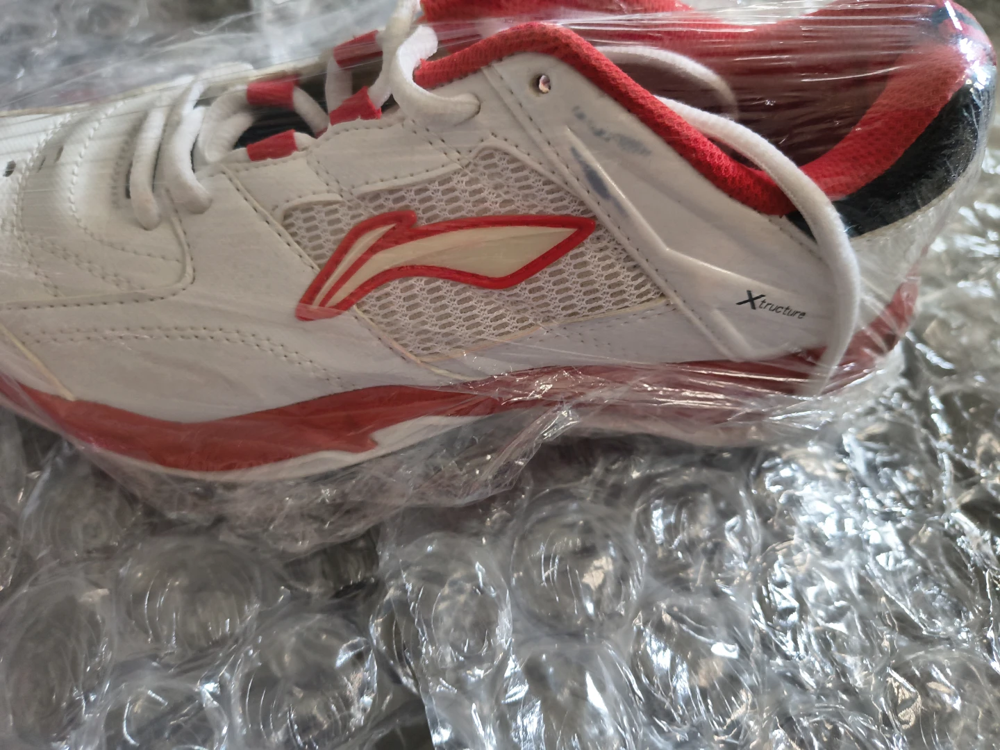 Li-Ning White/Red X-tructure Athletic Shoes