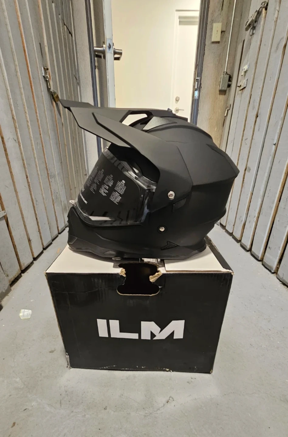 New ILM Motorcycle Helmet WS902 Matte Black - photo 3
