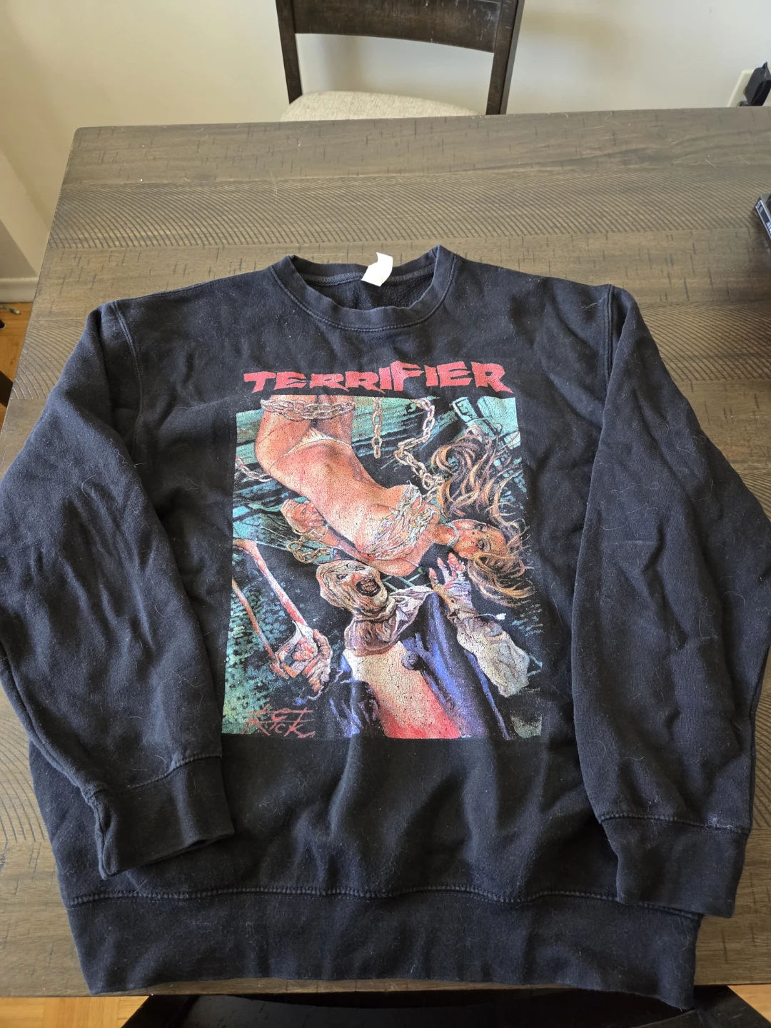 Terrifier Black Graphic Sweatshirt