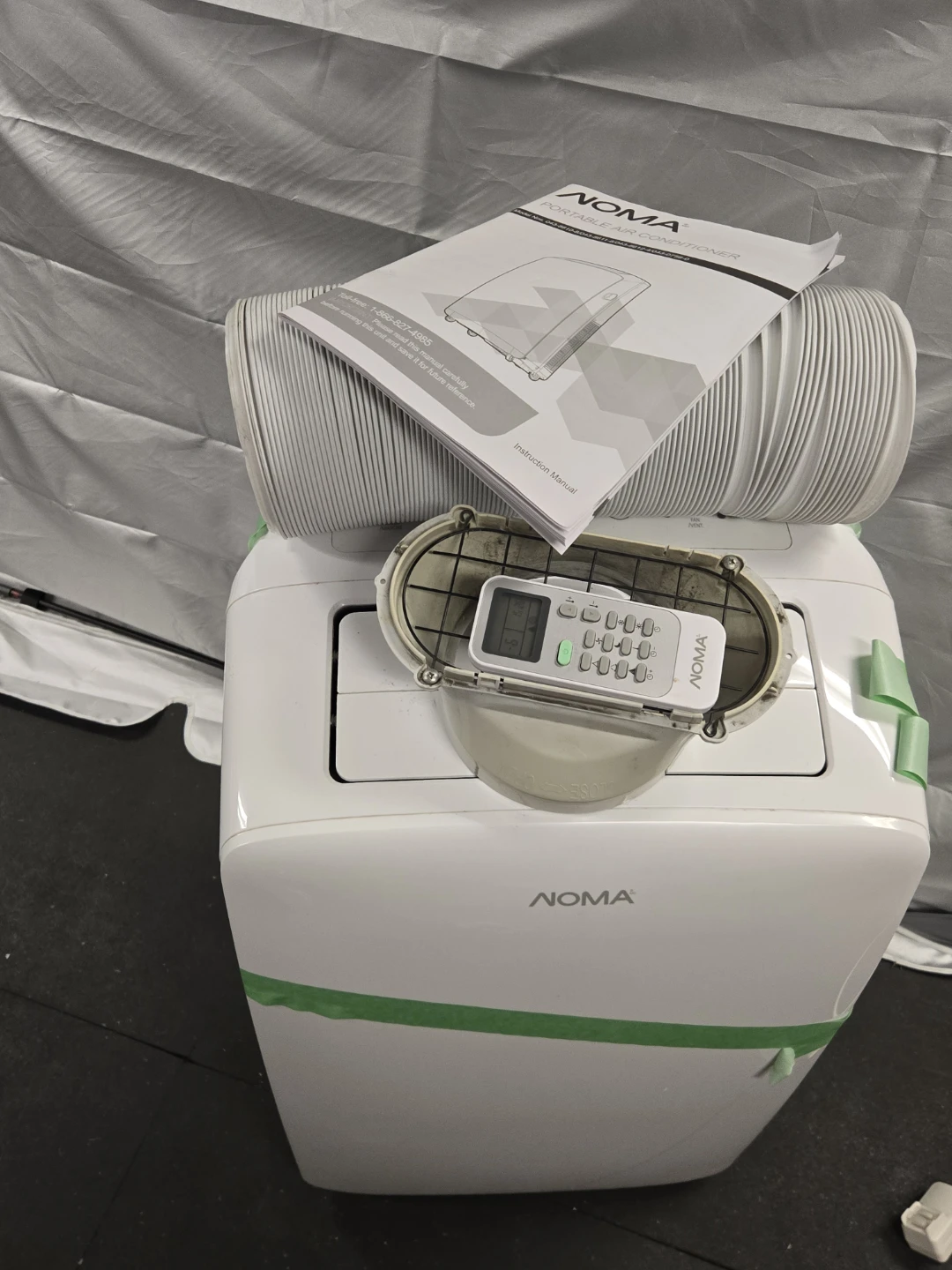 NOMA Portable Air Conditioner with Remote and Hose - photo 2