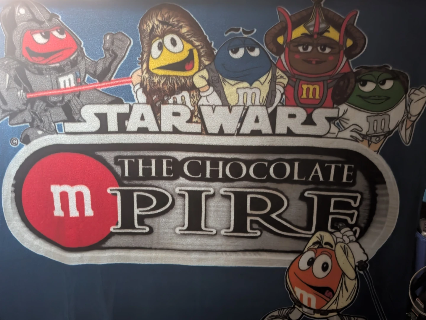 M&M Star Wars The Chocolate Empire Throw - photo 3
