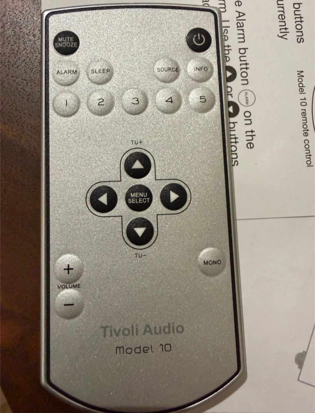 Tivoli Model 10 AM/FM Clock Radio, Walnut - photo 5