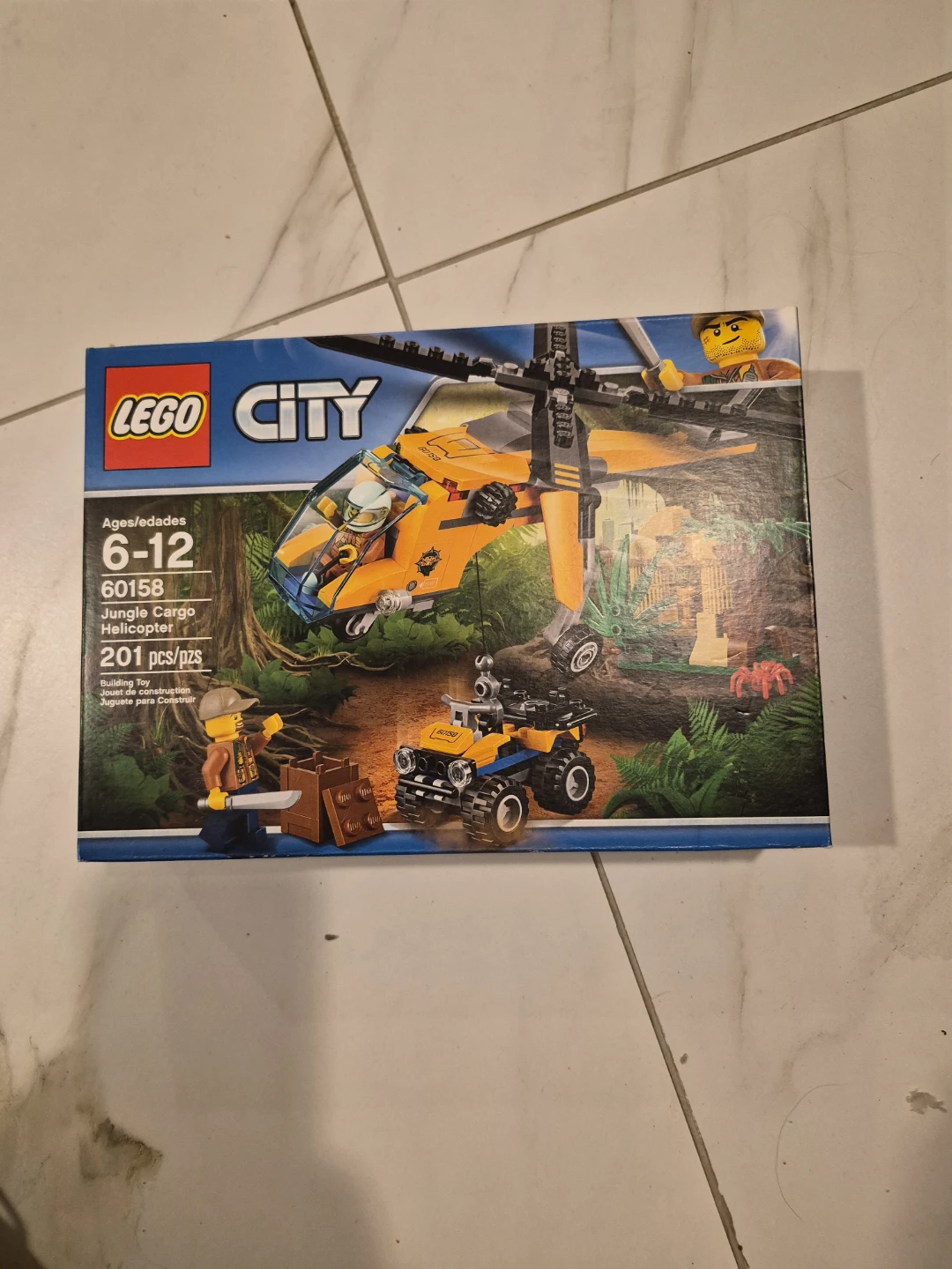 LEGO City 60158 Jungle Cargo Helicopter Building Toy