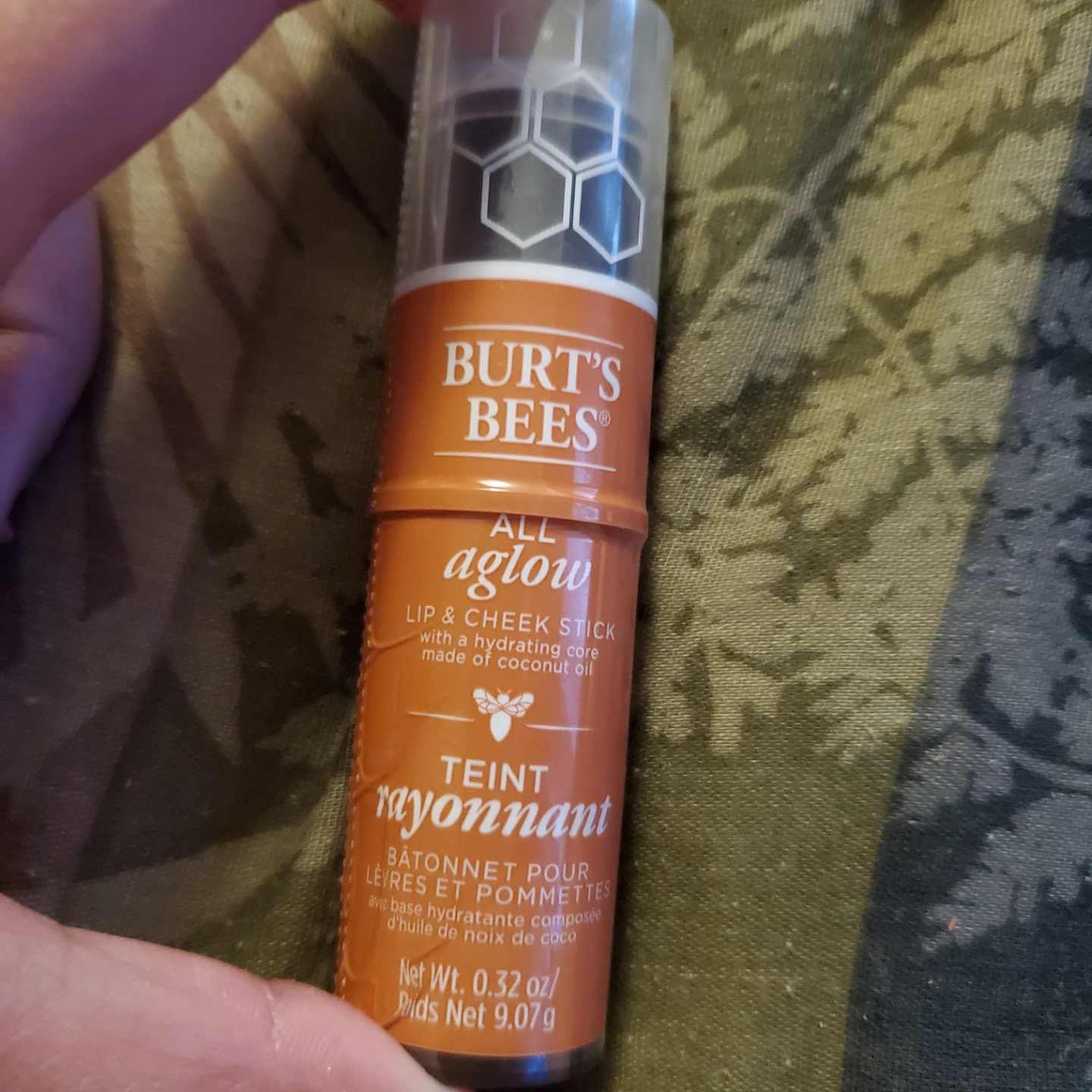 Burt's Bees All Aglow Lip & Cheek Stick - Peach Pond