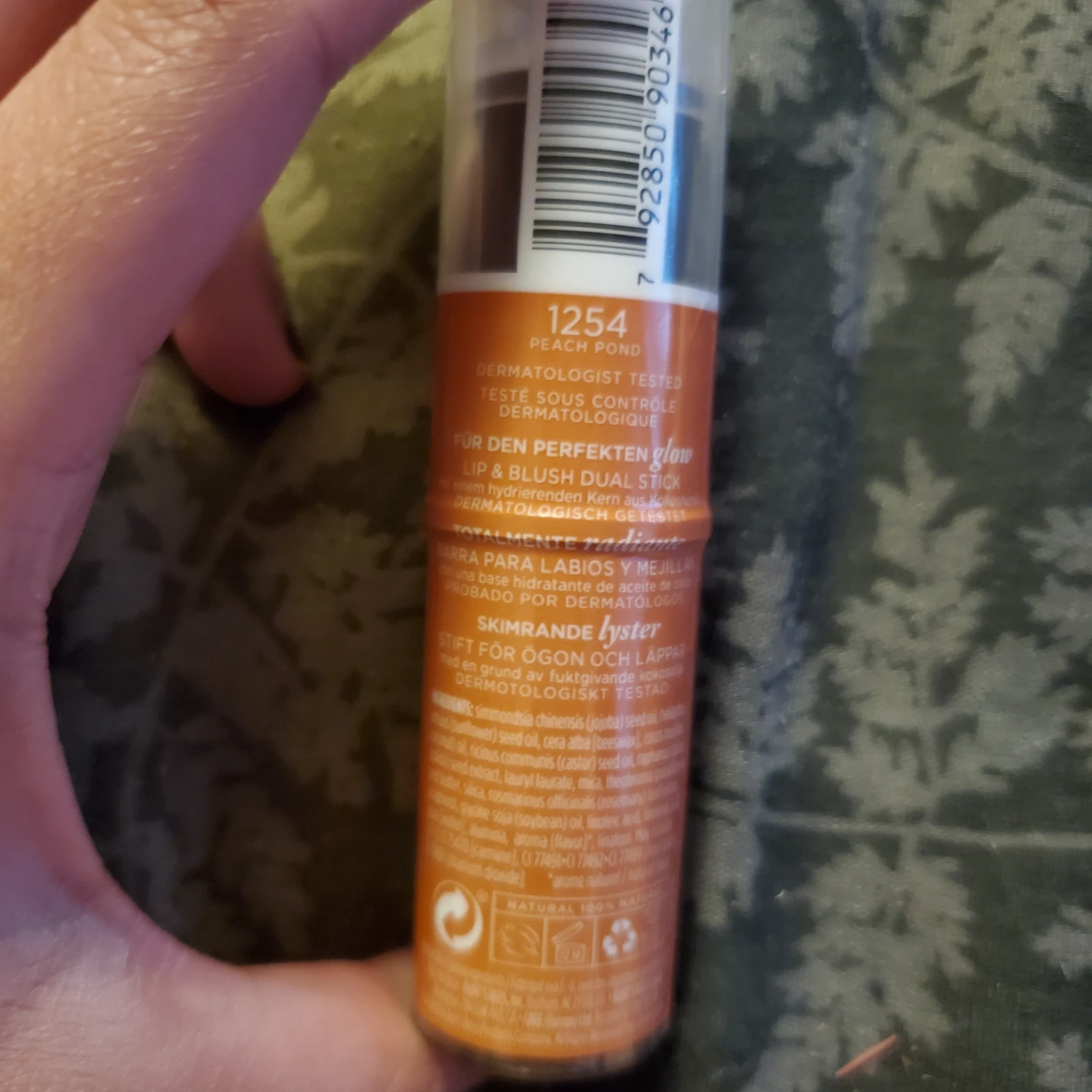 Burt's Bees All Aglow Lip & Cheek Stick - Peach Pond - photo 2